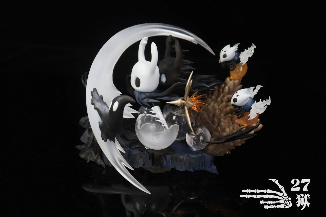 Preventa Resina The Knight vs The Collector Figura Hollow Knight 27Abyss Estudio