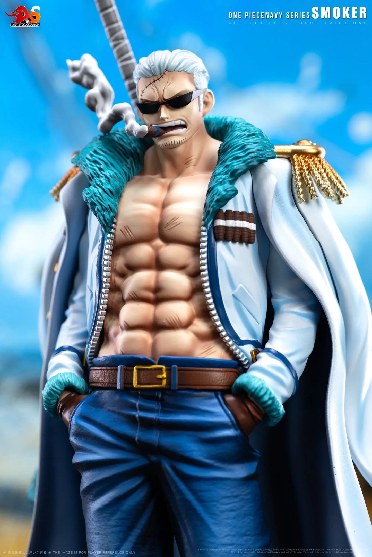Preventa Resina Smoker Figura One Piece As Estudio