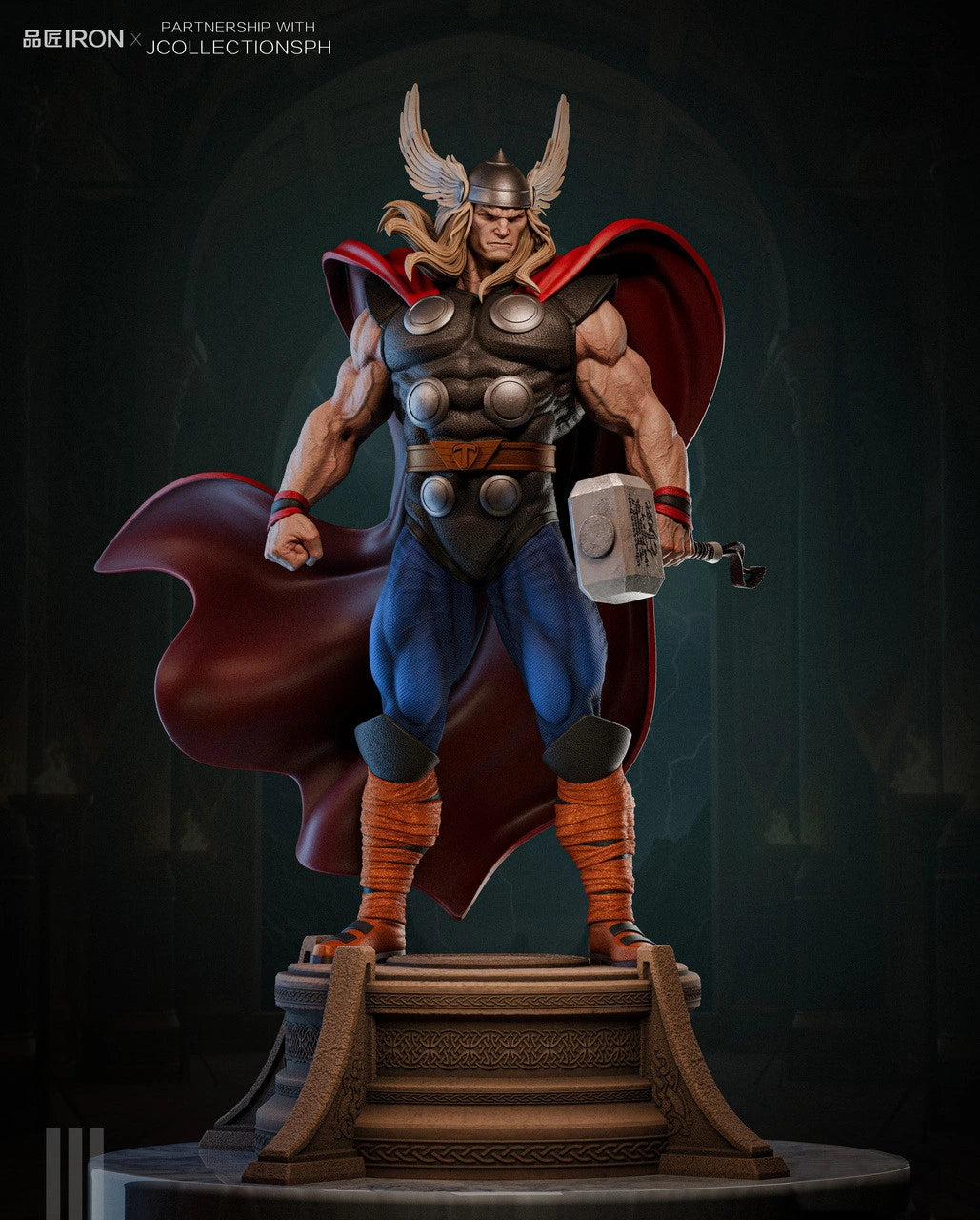 Preventa Resina Thor Odinson Figura Marvel Iron Estudio