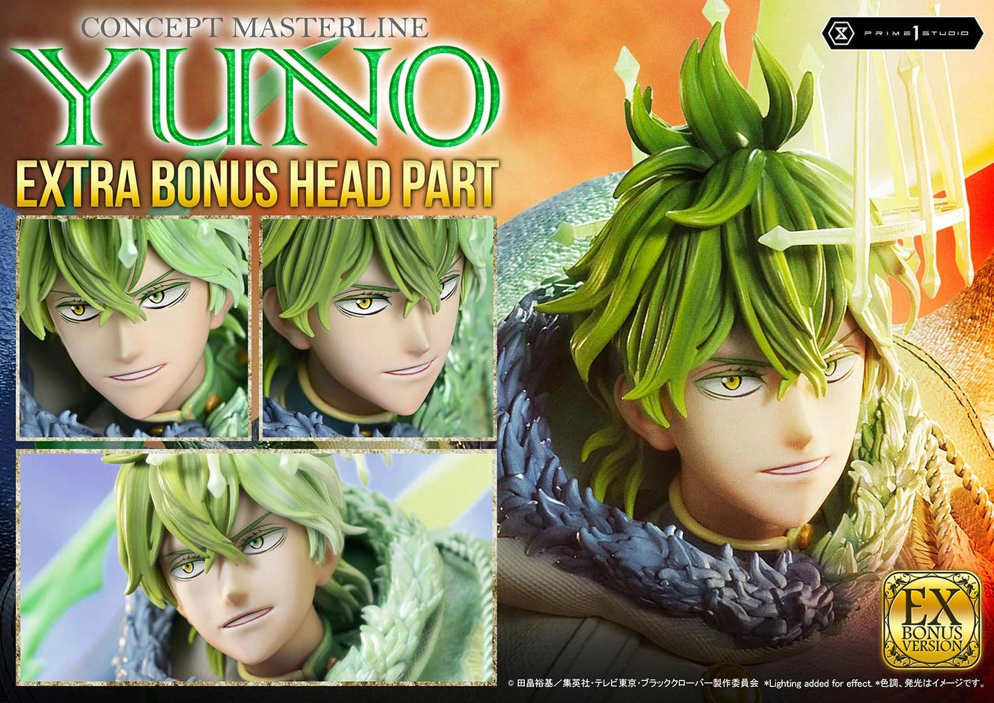 Preventa Resina Yuno Figura Black Clover Prime 1 (Licencia) Estudio