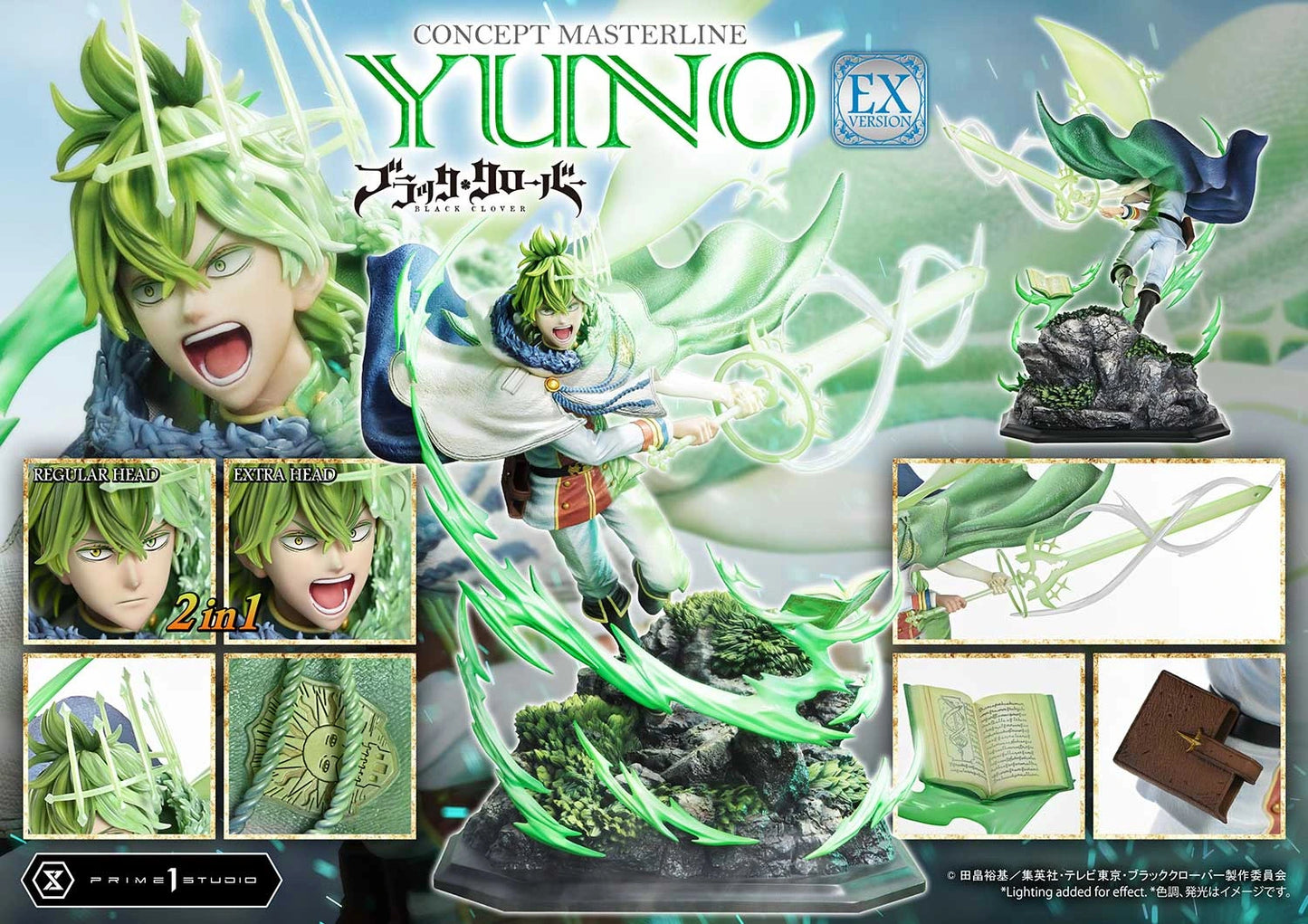 Preventa Resina Yuno Figura Black Clover Prime 1 (Licencia) Estudio