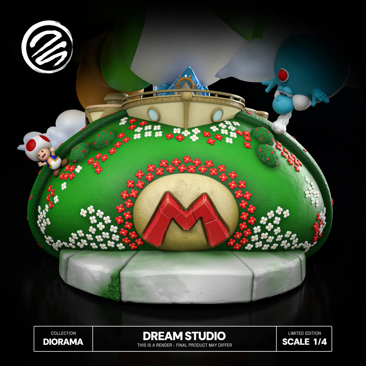 Preventa Resina Mario & Yoshi Figura Super Mario Galaxy 2 Dream Estudio