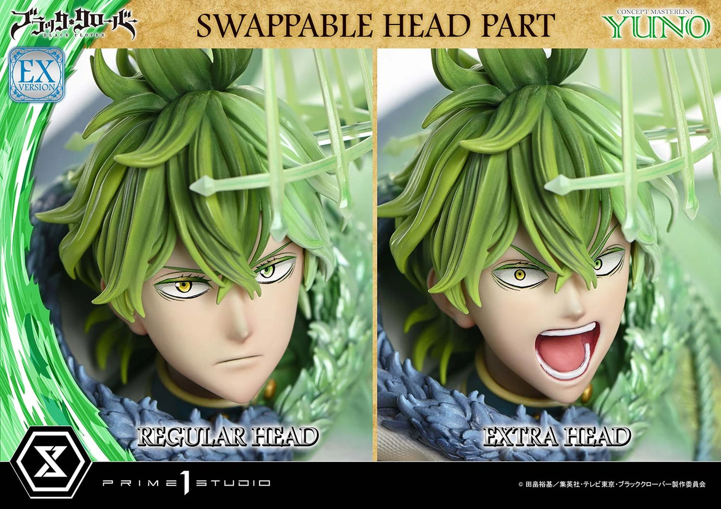 Preventa Resina Yuno Figura Black Clover Prime 1 (Licencia) Estudio