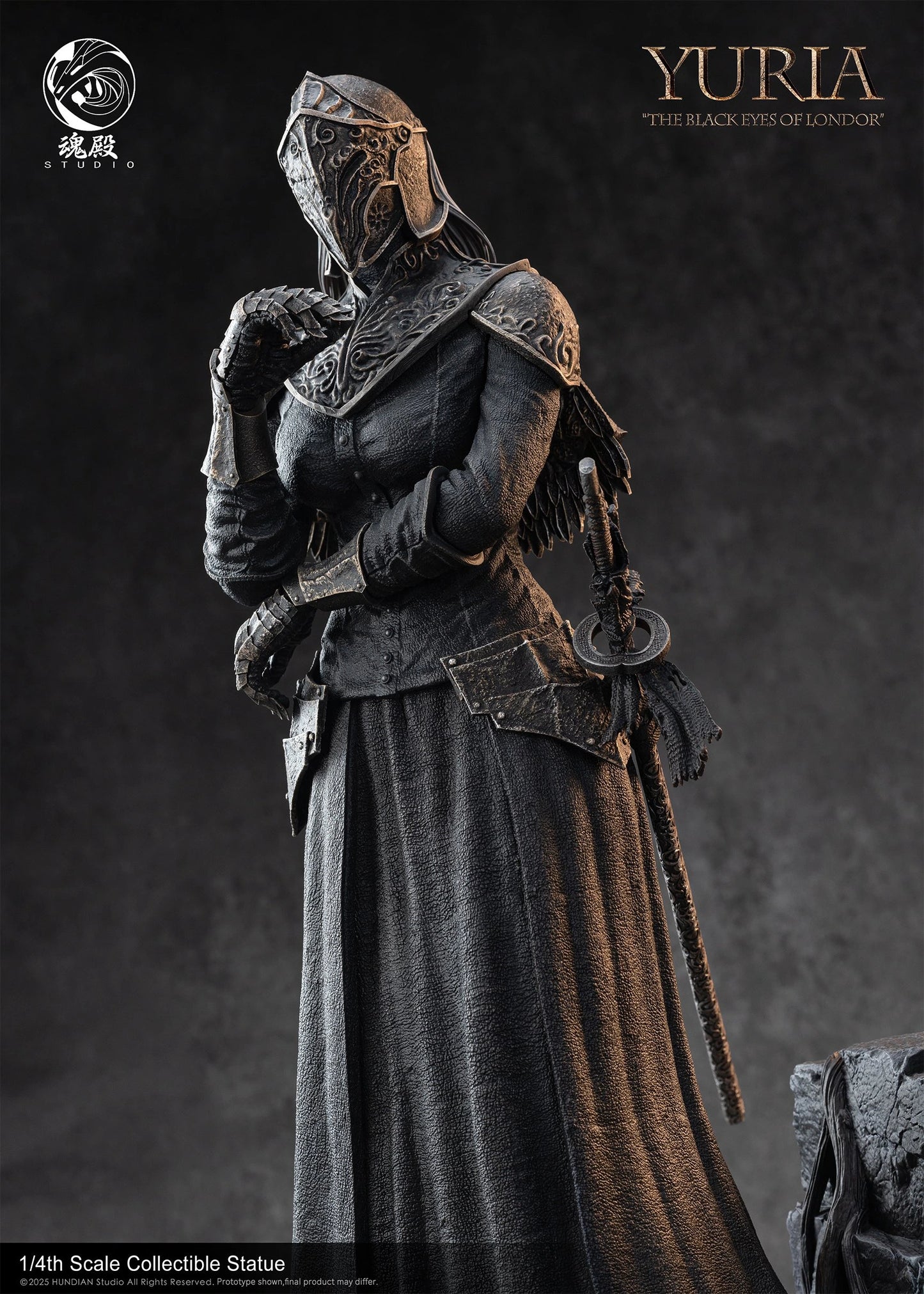 Preventa Resina Yuria de Londor Figura Dark Souls Series HunDian Estudio