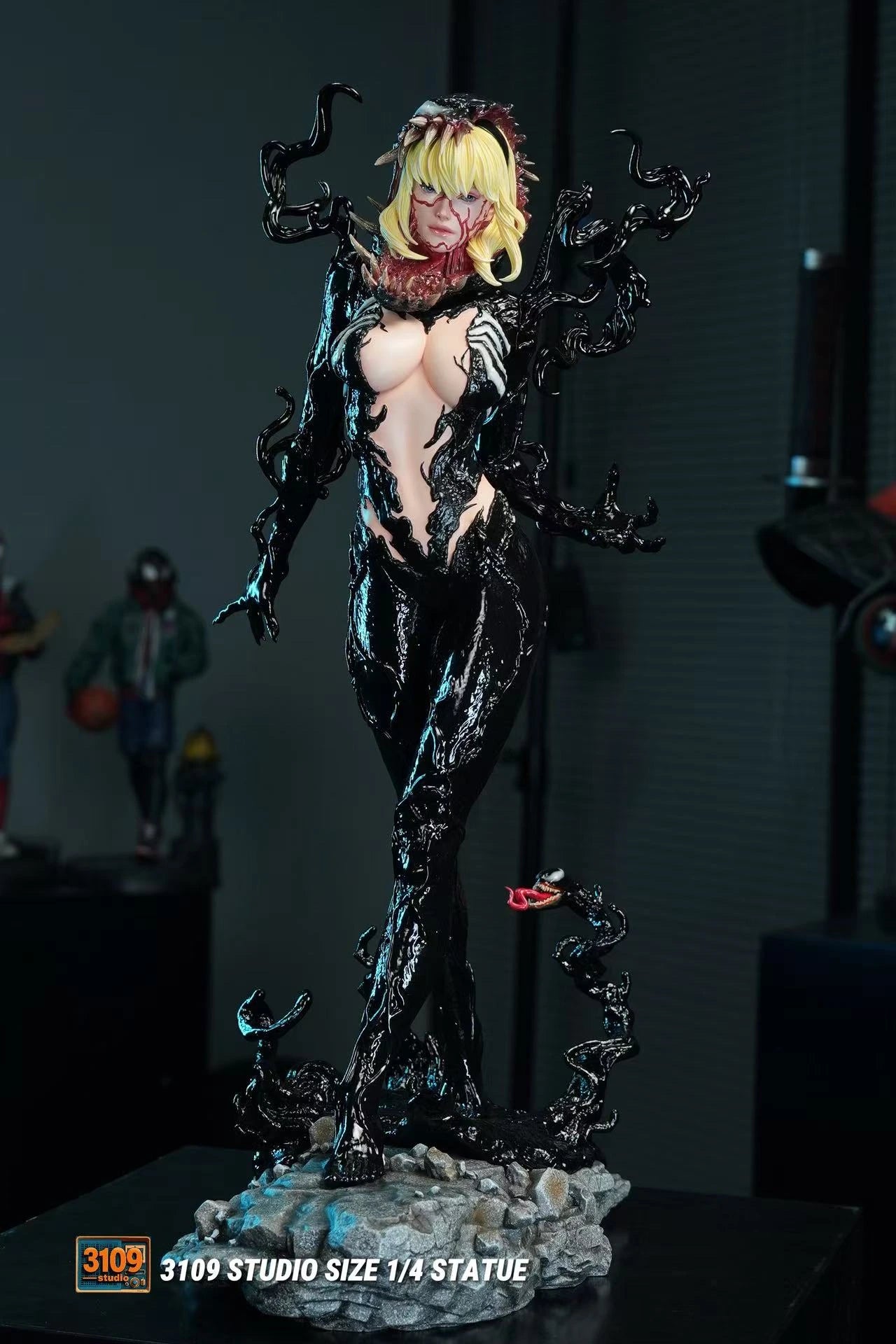 Preventa Resina Gwen Venom Figura Marvel 3109 Estudio