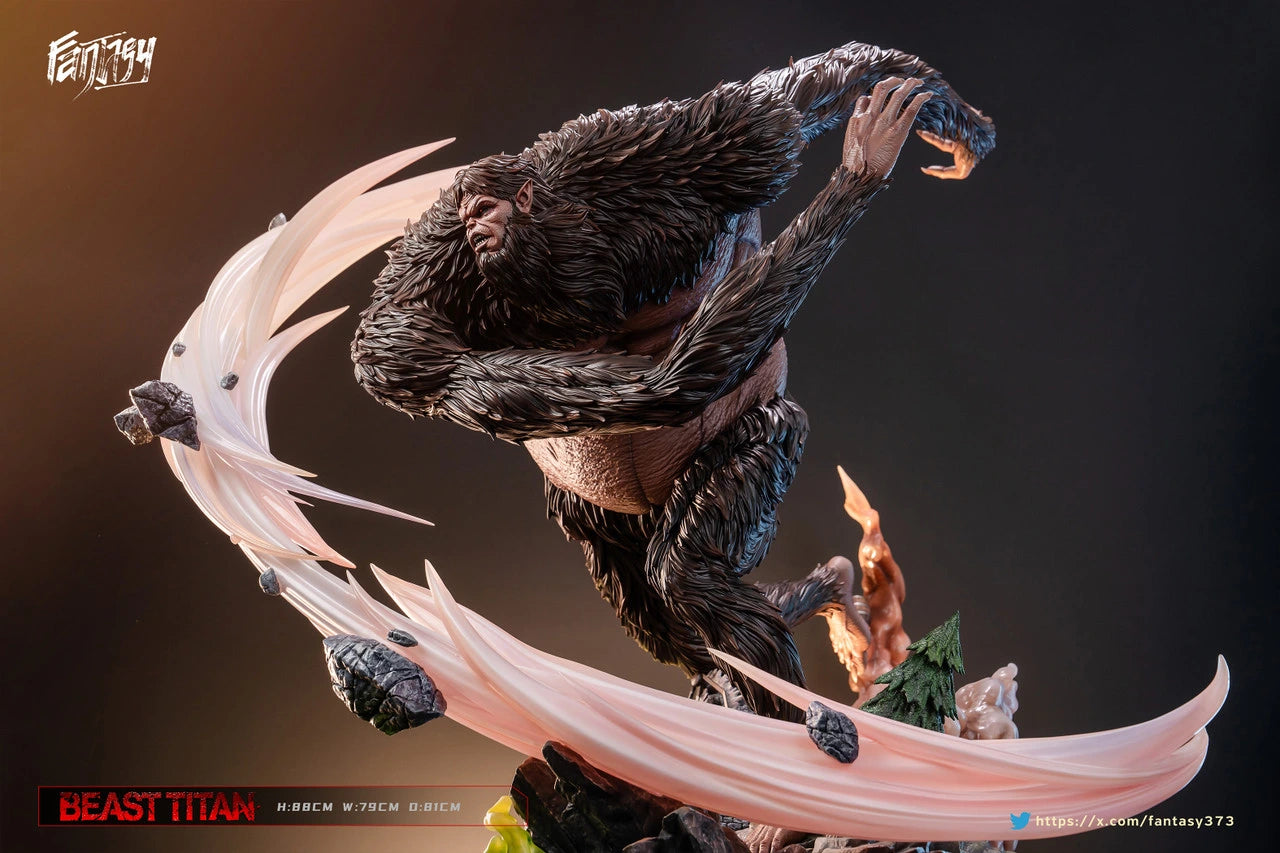 Preventa Resina Titan Bestia Figura Attack On Titan Fantasy Estudio