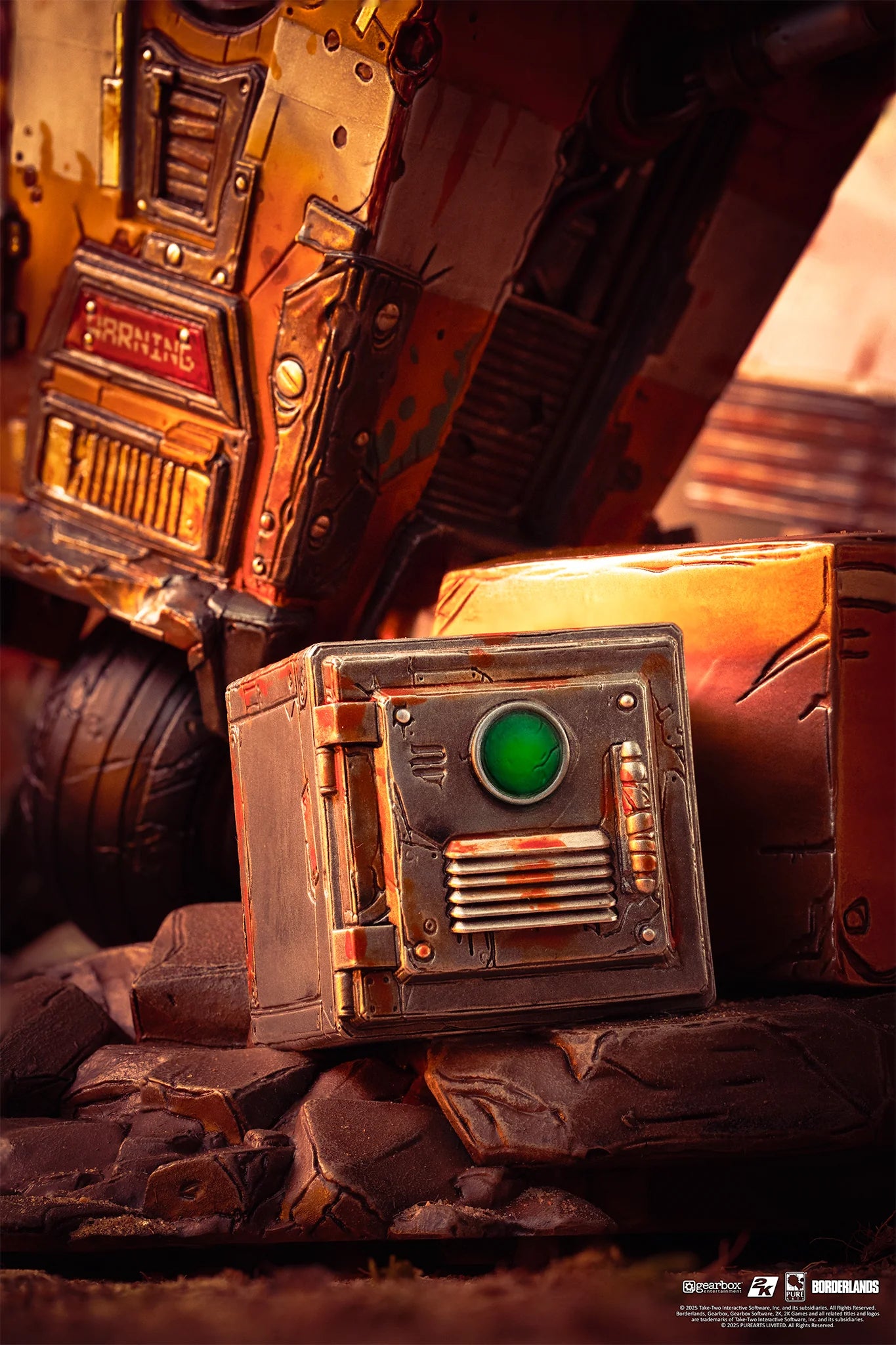 Preventa Resina Psycho & Claptrap Figura Borderlands 3 Pure Arts (Licencia) Estudio