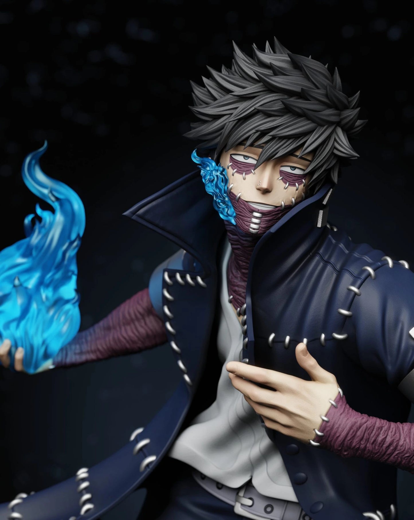 Preventa Resina Dabi Figura My Hero Academia Heroe Collectibles Estudio