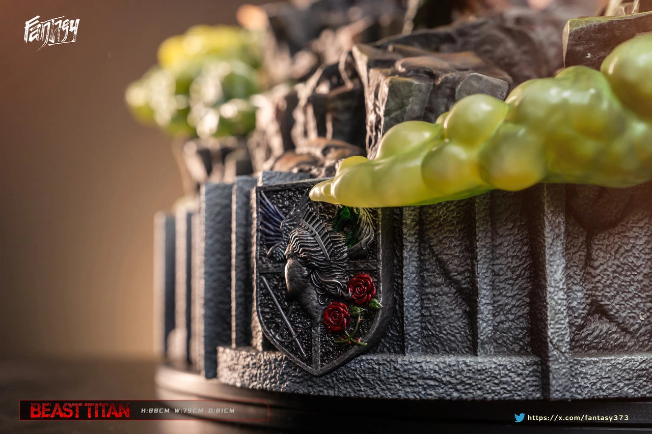 Preventa Resina Titan Bestia Figura Attack On Titan Fantasy Estudio