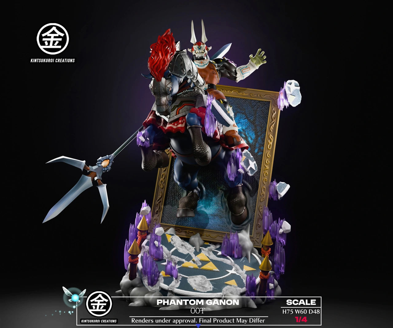 Preventa Resina Phantom Ganon Figura The Legend Of Zelda Kintsukuroi Creations Estudio