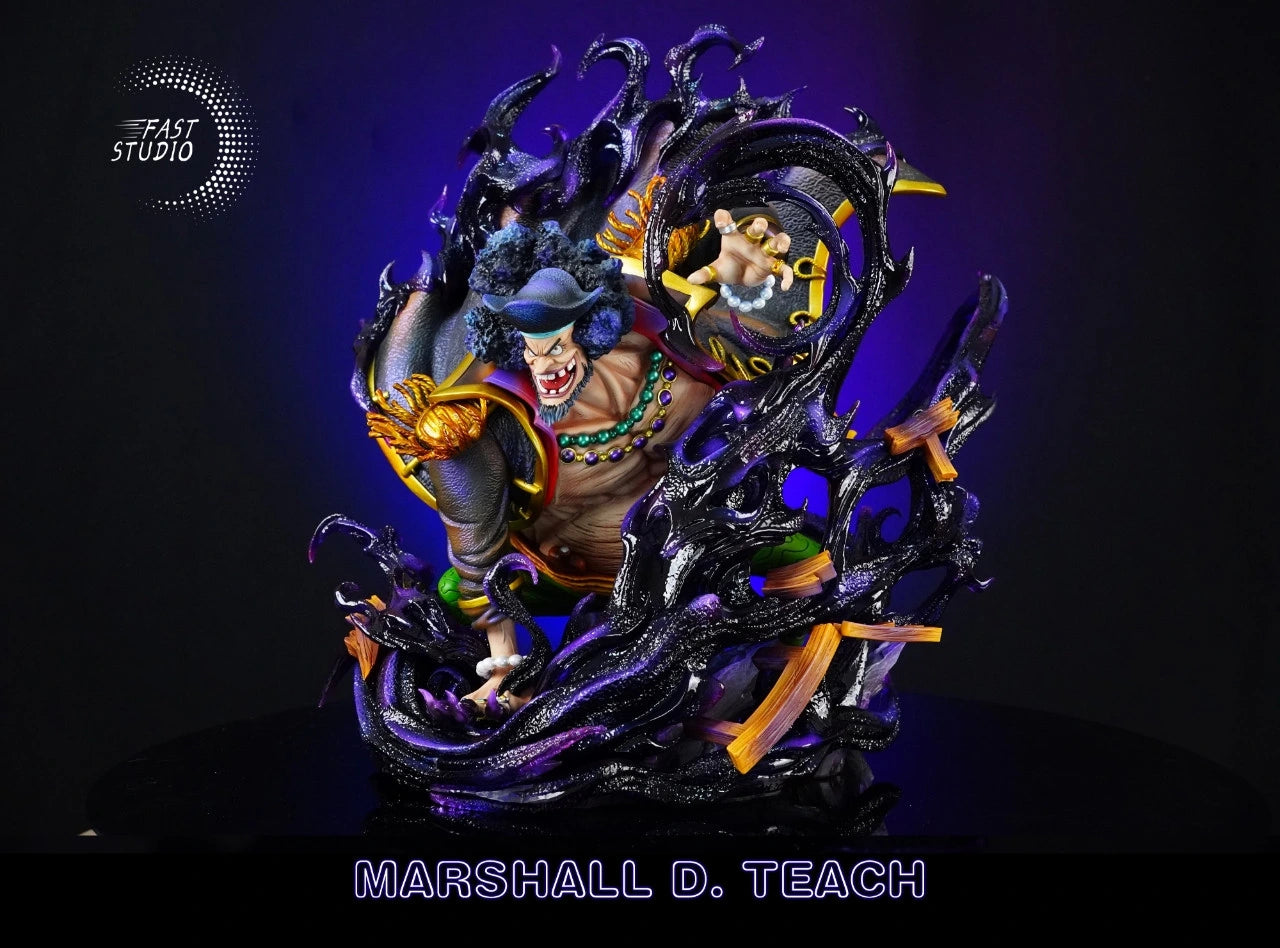 Preventa Resina Marshall D. Teach Figura One Piece Fast Estudio