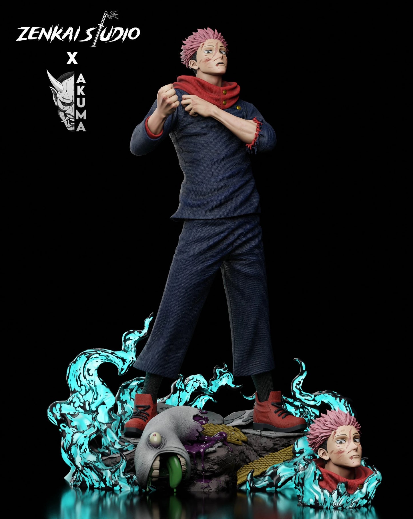 Preventa Resina Itadori Yuji Figura Jujutsu Kaisen Zenkai Estudio