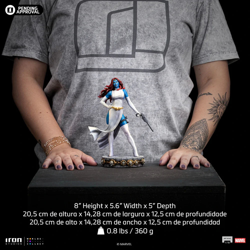 Preventa Resina Mystique Figura Marvel Iron (Licencia) Estudio