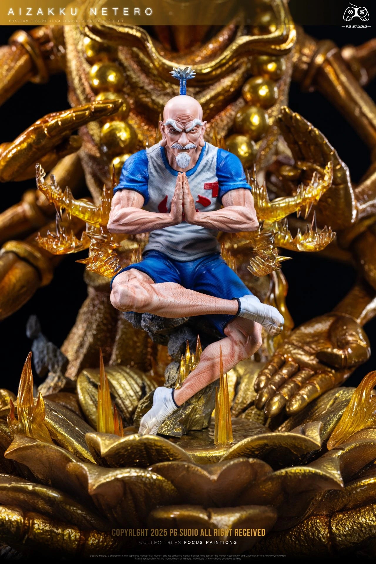 Preventa Resina Isaac Netero Figura Hunter x Hunter PG Estudio