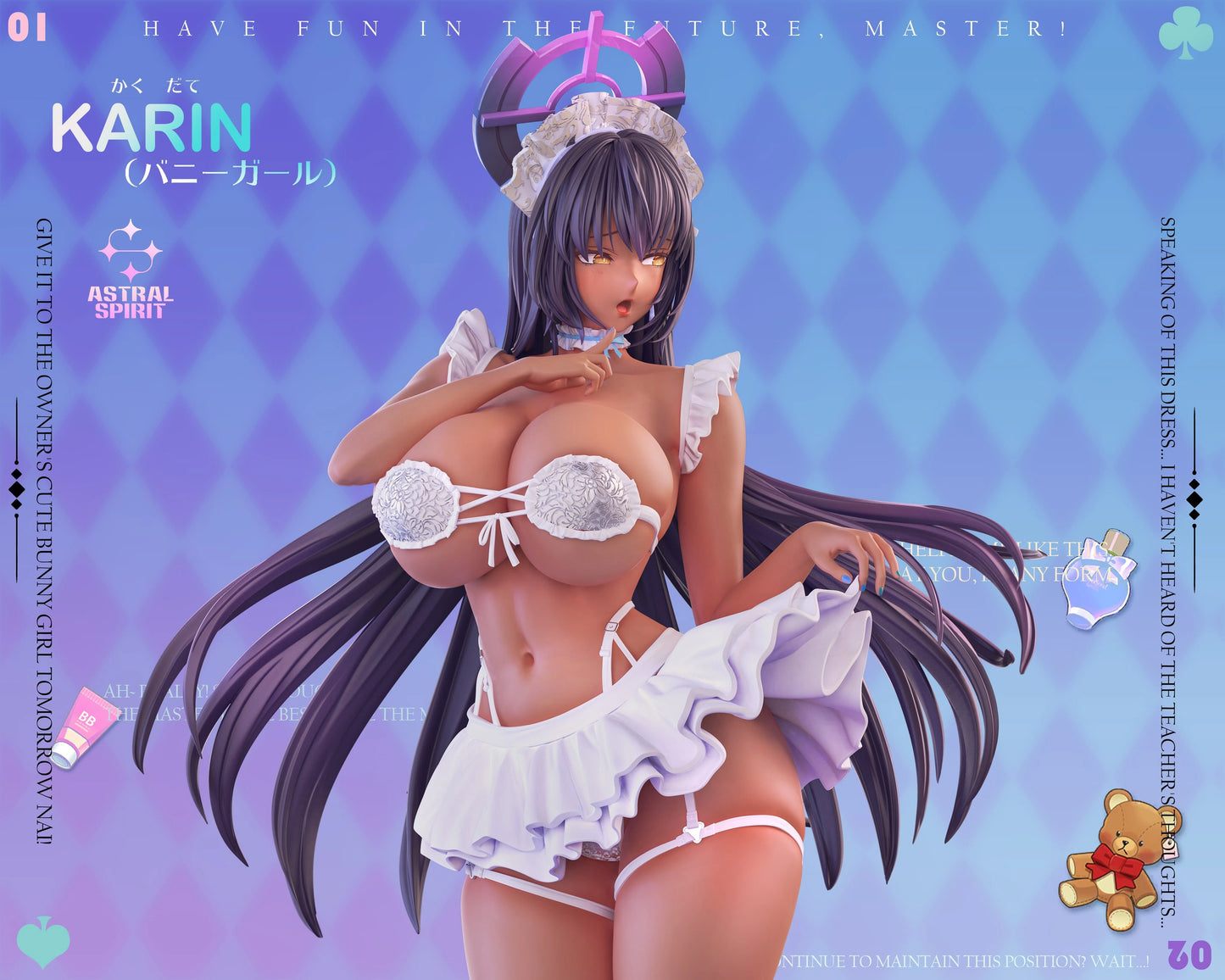 Preventa Resina Ichinose Asuna & Kakudate Karin Figura Blue Archive AstralSpirit Estudio