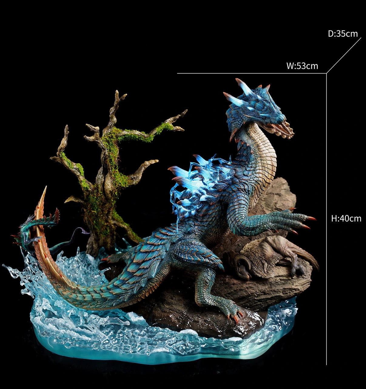 Preventa Resina Lagiacrus Figura Monster Hunter Dragon Frontier Estudio