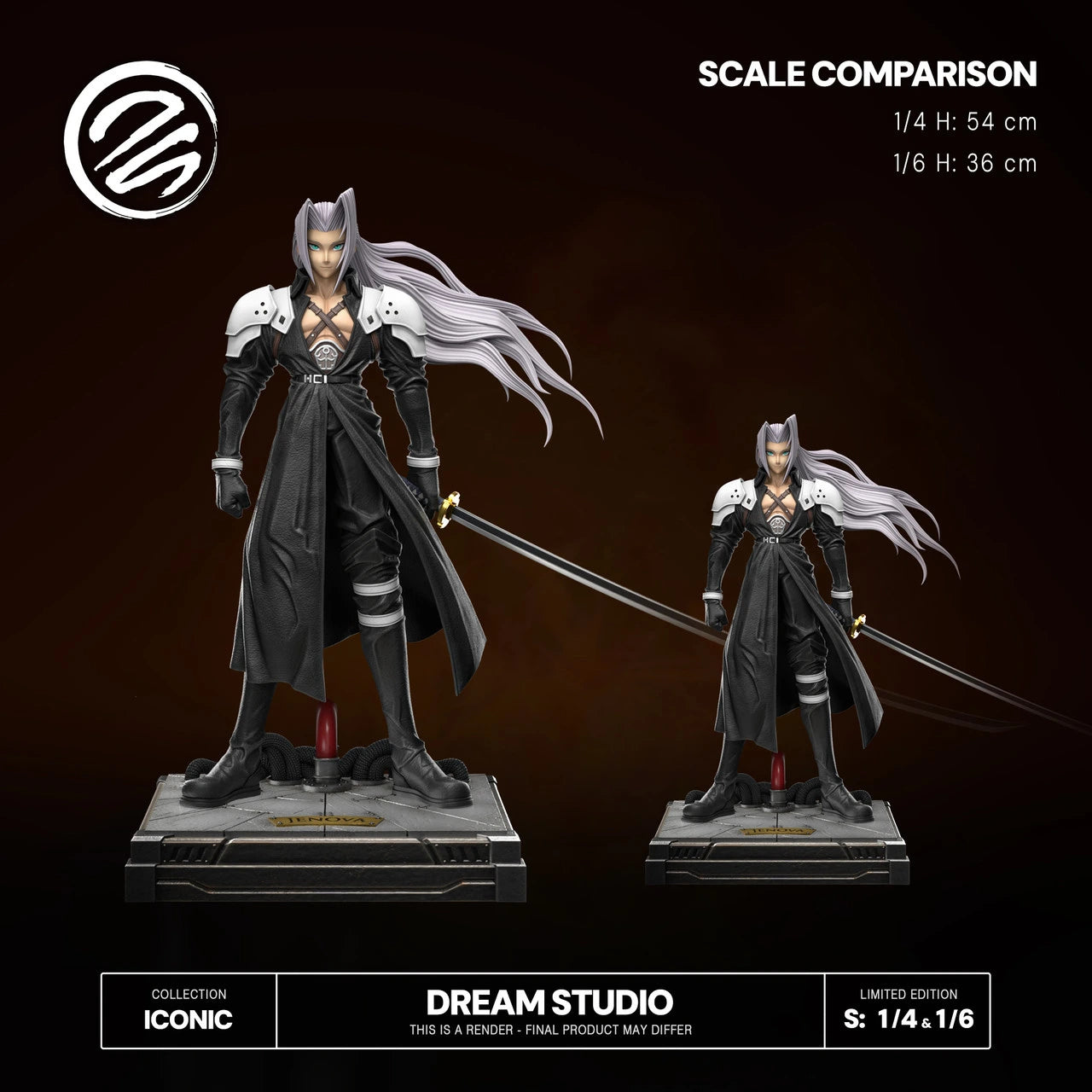 Preventa Resina Sephiroth Figura Final Fantasy VII Dream Estudio