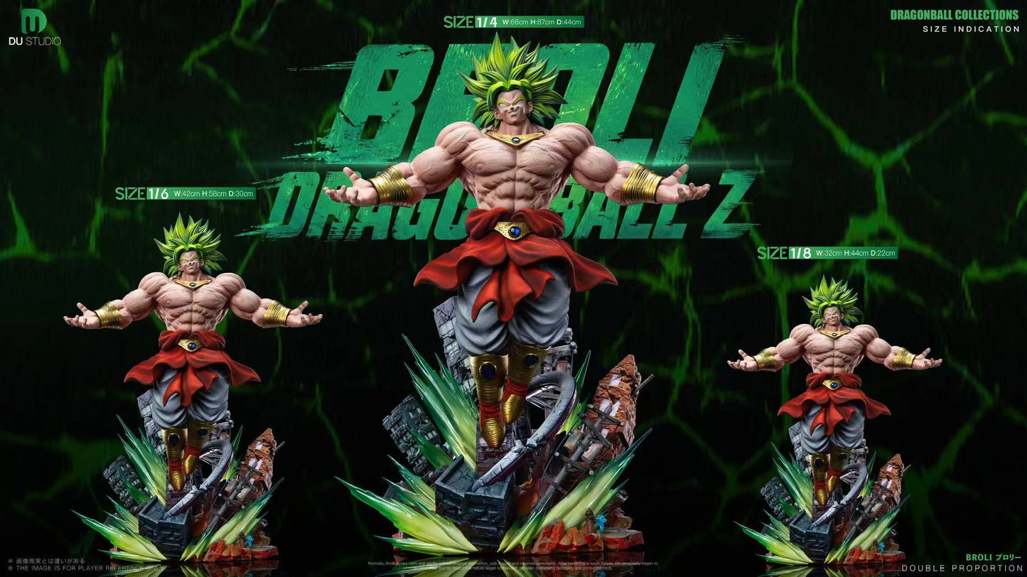 Preventa Resina Broly Super Saiyan Figura Dragon Ball 1/6 DU Estudio