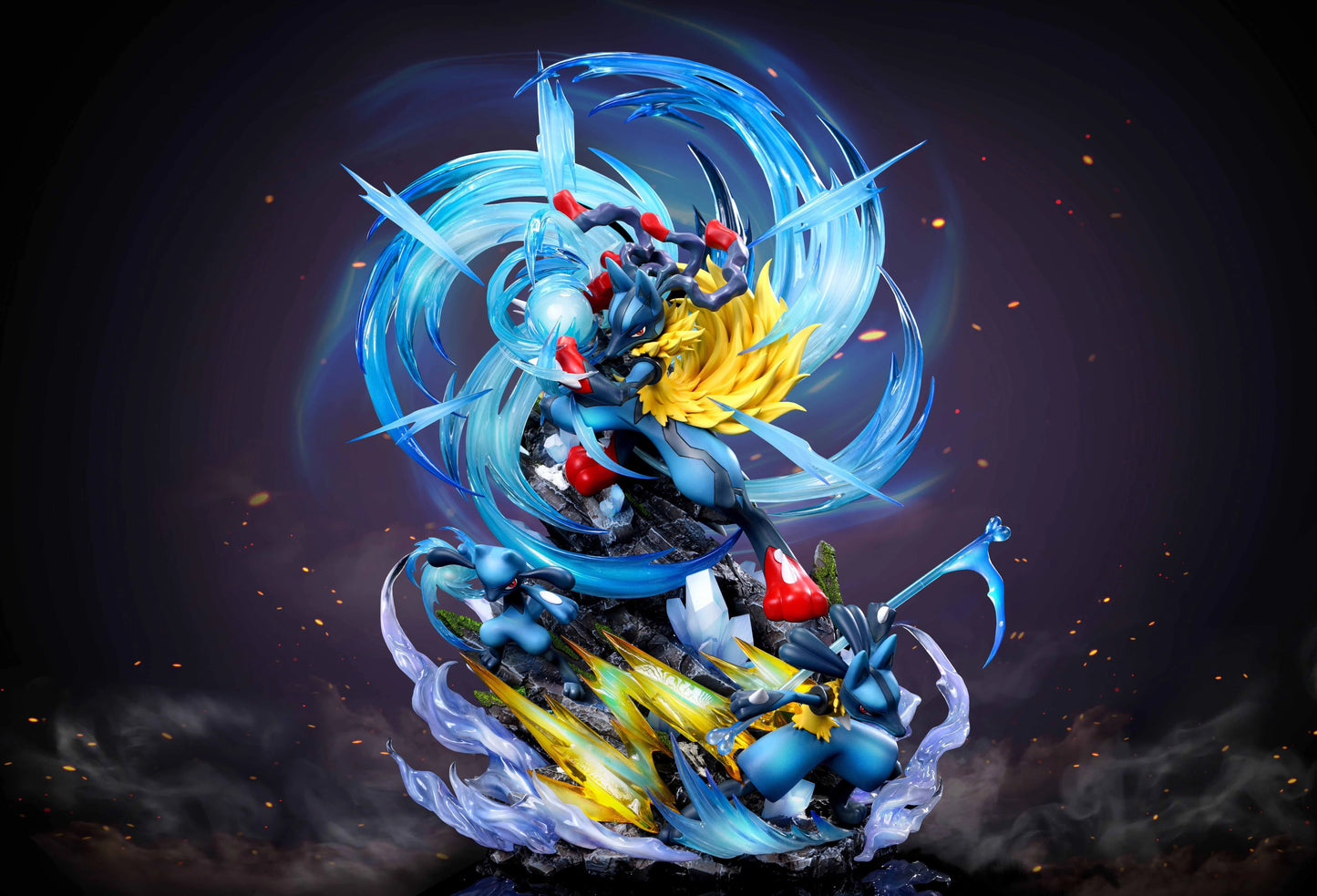 Preventa Resina Lucario Figura Pokemón Phoenix Estudio