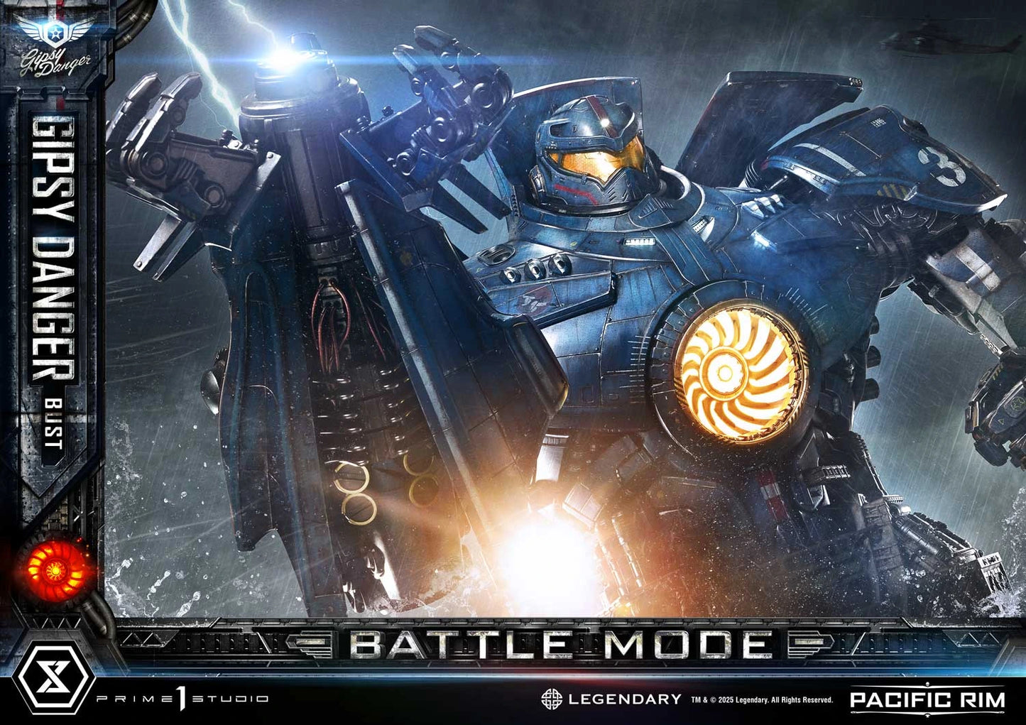 Preventa Resina Gipsy Danger Figura Pacific Rim Prime 1 (Licencia) Estudio