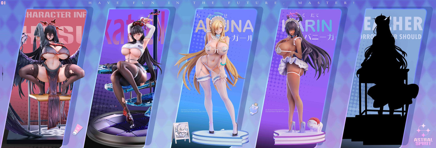 Preventa Resina Ichinose Asuna & Kakudate Karin Figura Blue Archive AstralSpirit Estudio