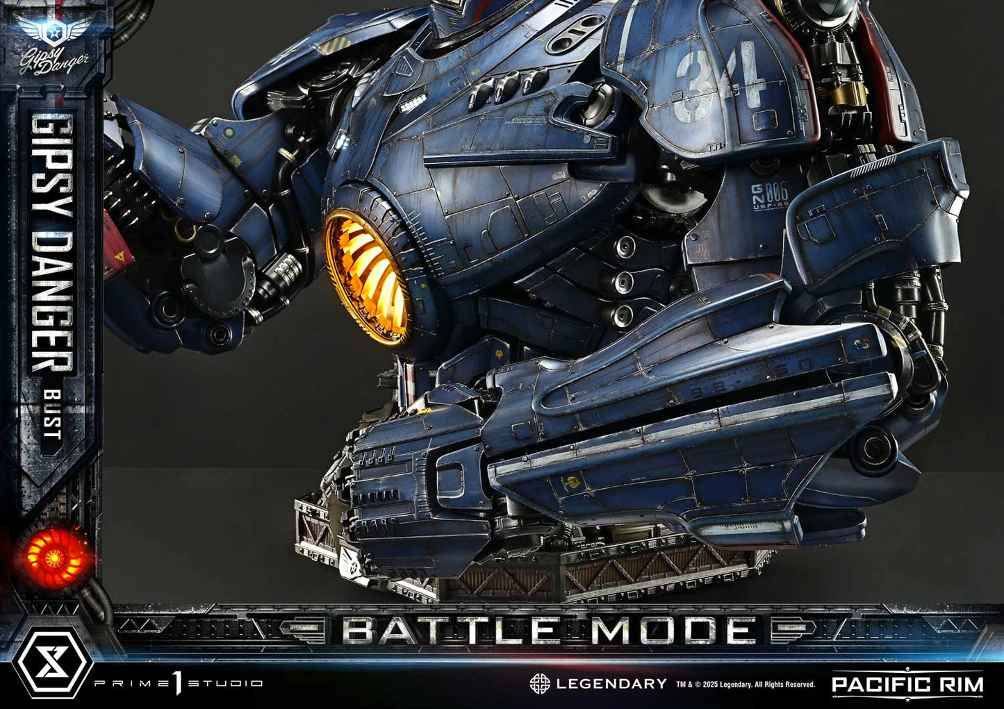 Preventa Resina Gipsy Danger Figura Pacific Rim Prime 1 (Licencia) Estudio