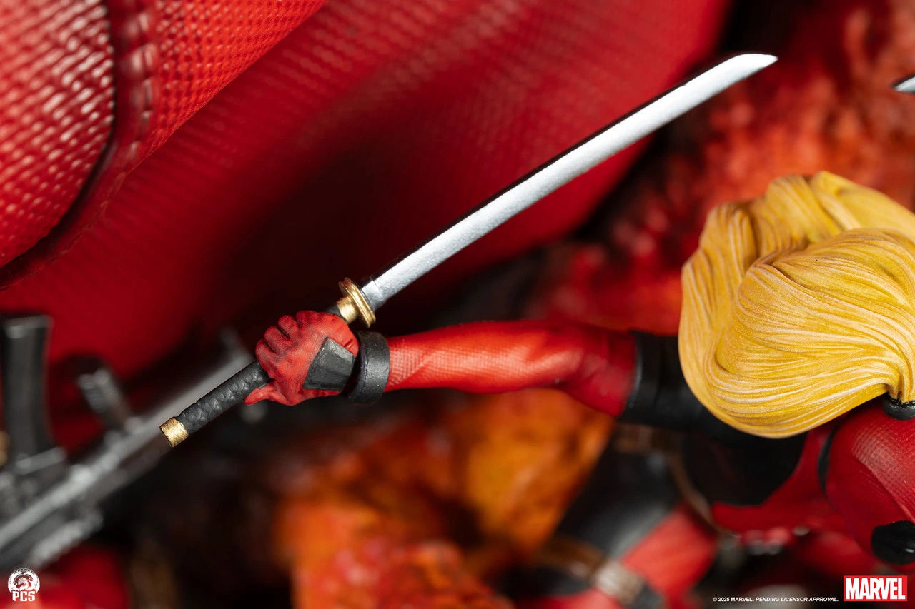 Preventa Resina Deadpool Figura Deadpool Premium Collectibles (Licencia) Estudio