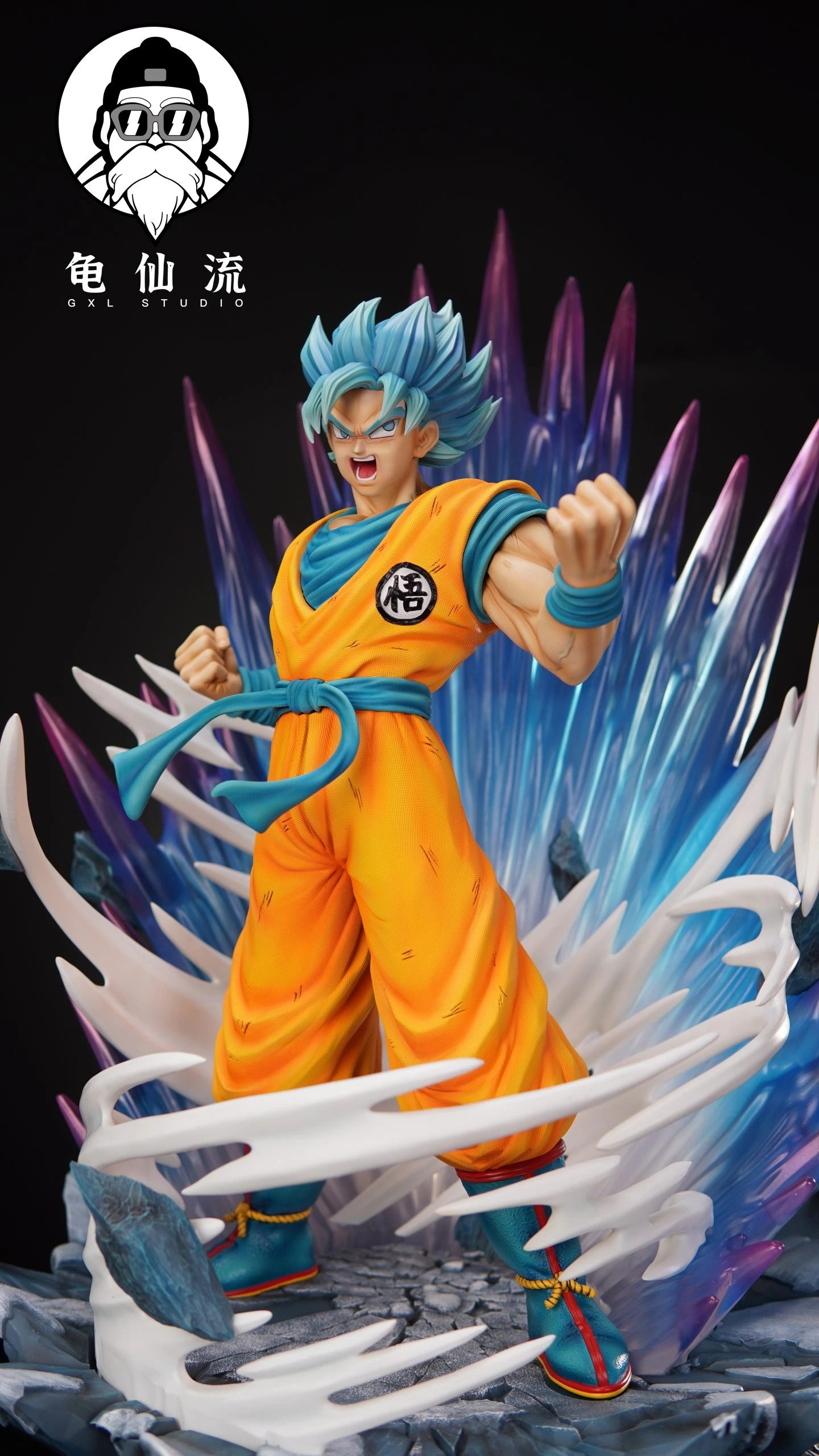 Preventa Resina Goku Blue Figura Dragon Ball GXL Estudio