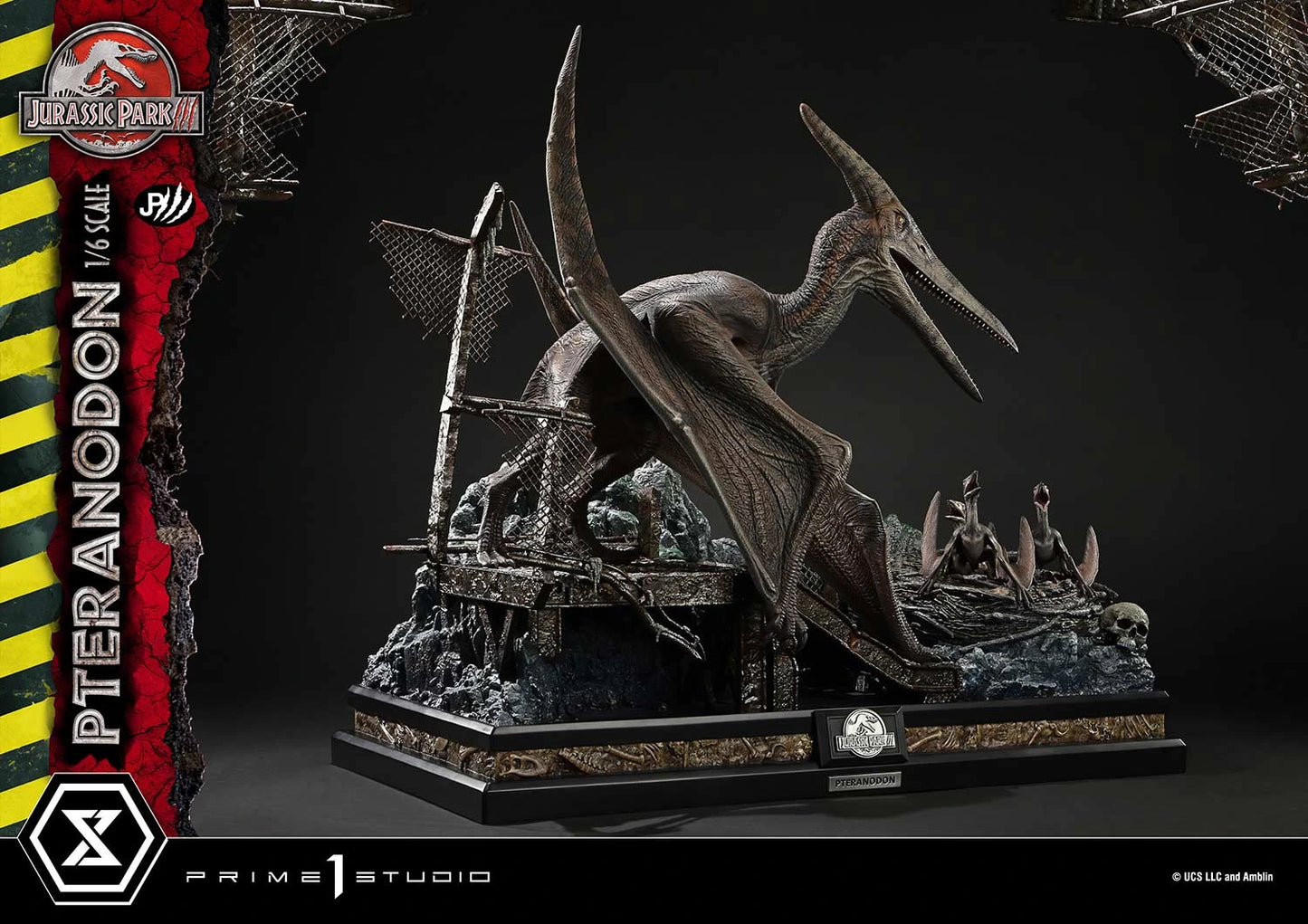 Preventa Resina Pteranodon Figura Jurassic Park III Prime 1 (Licencia) Estudio