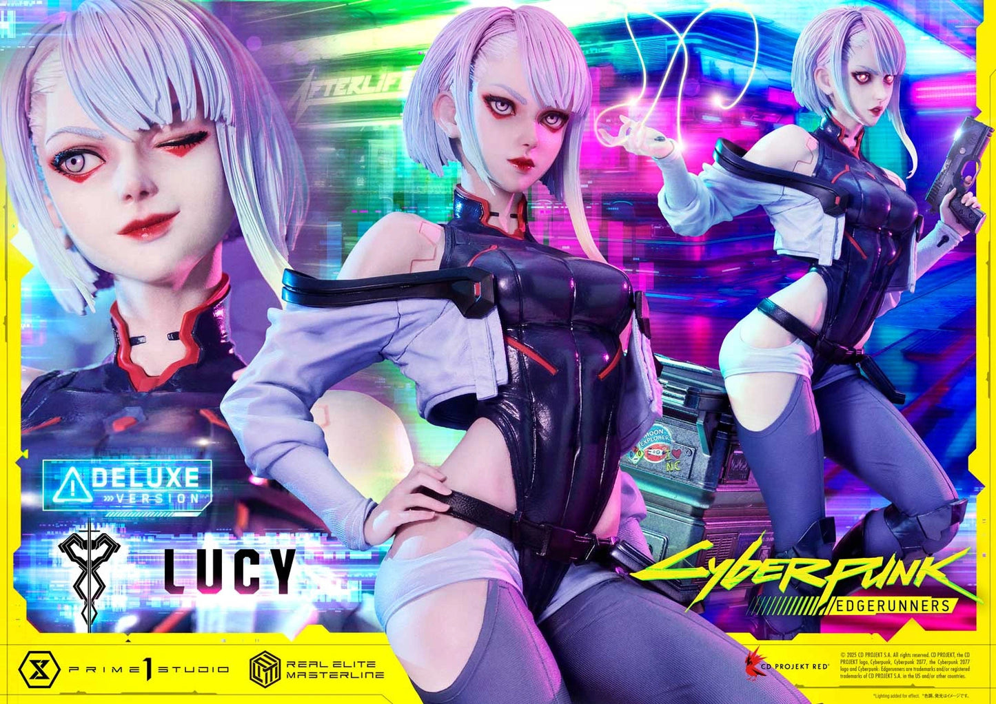 Preventa Resina Lucy Deluxe Figura Cyberpunk: Edgerunners Prime 1 (Licencia) Estudio