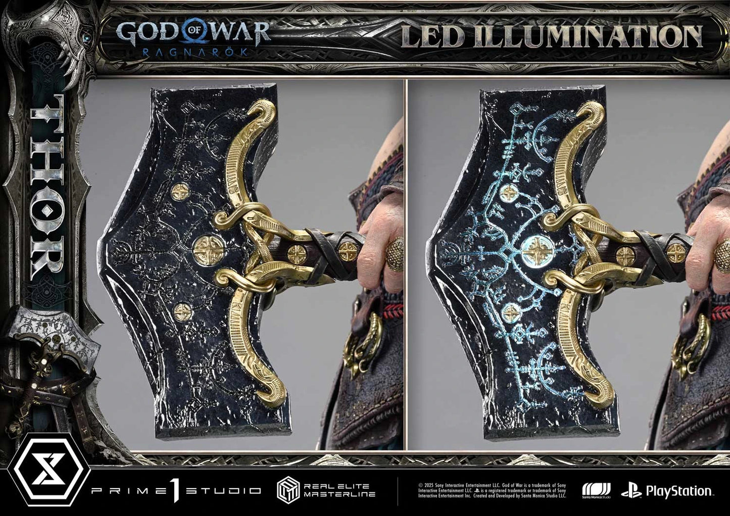 Preventa Resina Thor Regular Figura God of War: Ragnarok Prime 1 (Licencia) Estudio