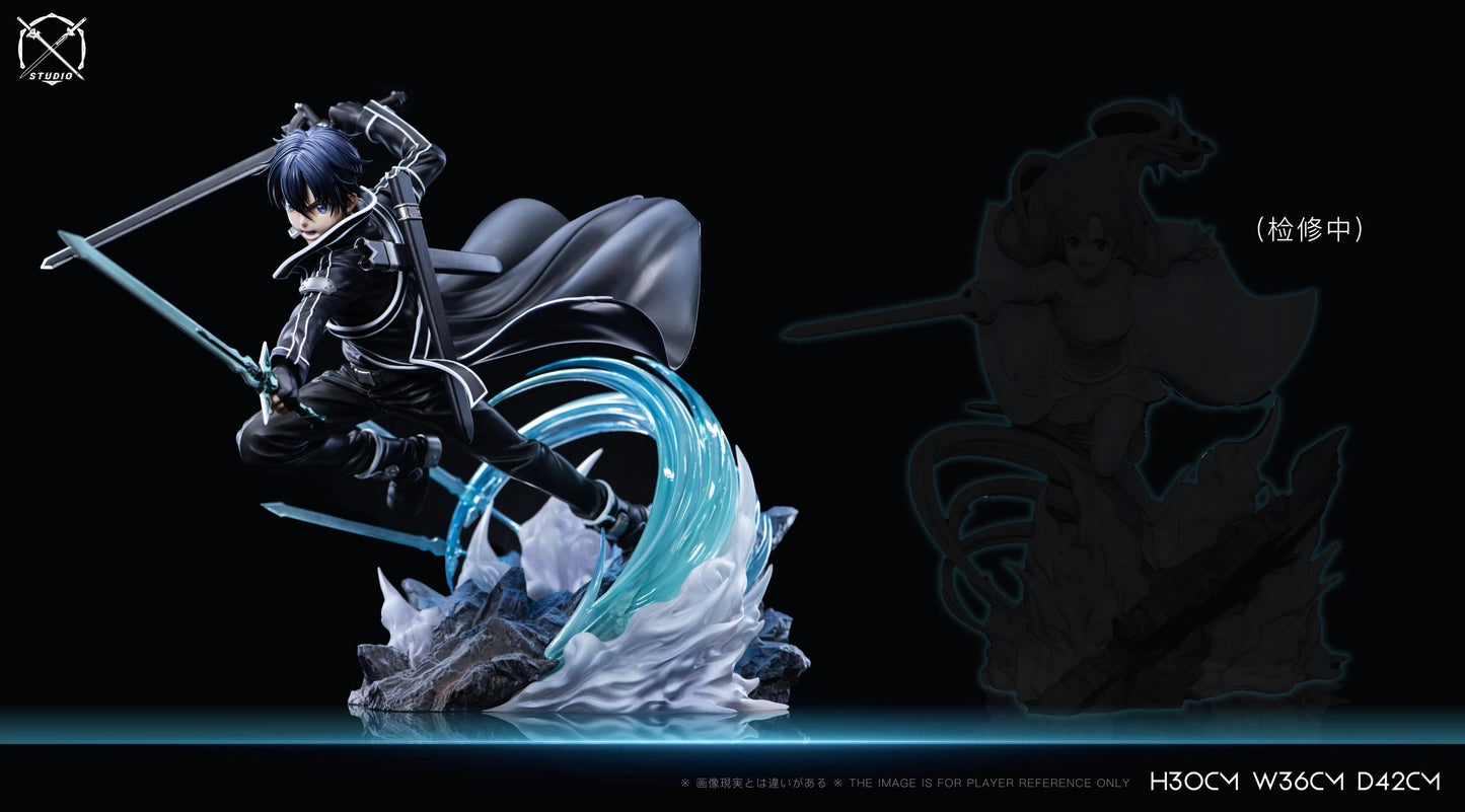 Preventa Resina Kirito Figura Swort Art Online X Estudio