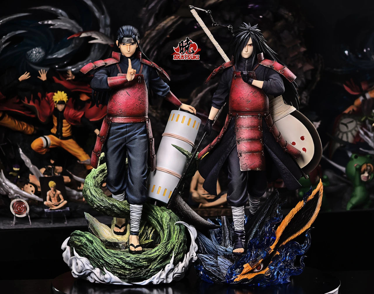 Preventa Resina Hashirama Senju & Madara Uchiha Figura Naruto Akatsuki Estudio