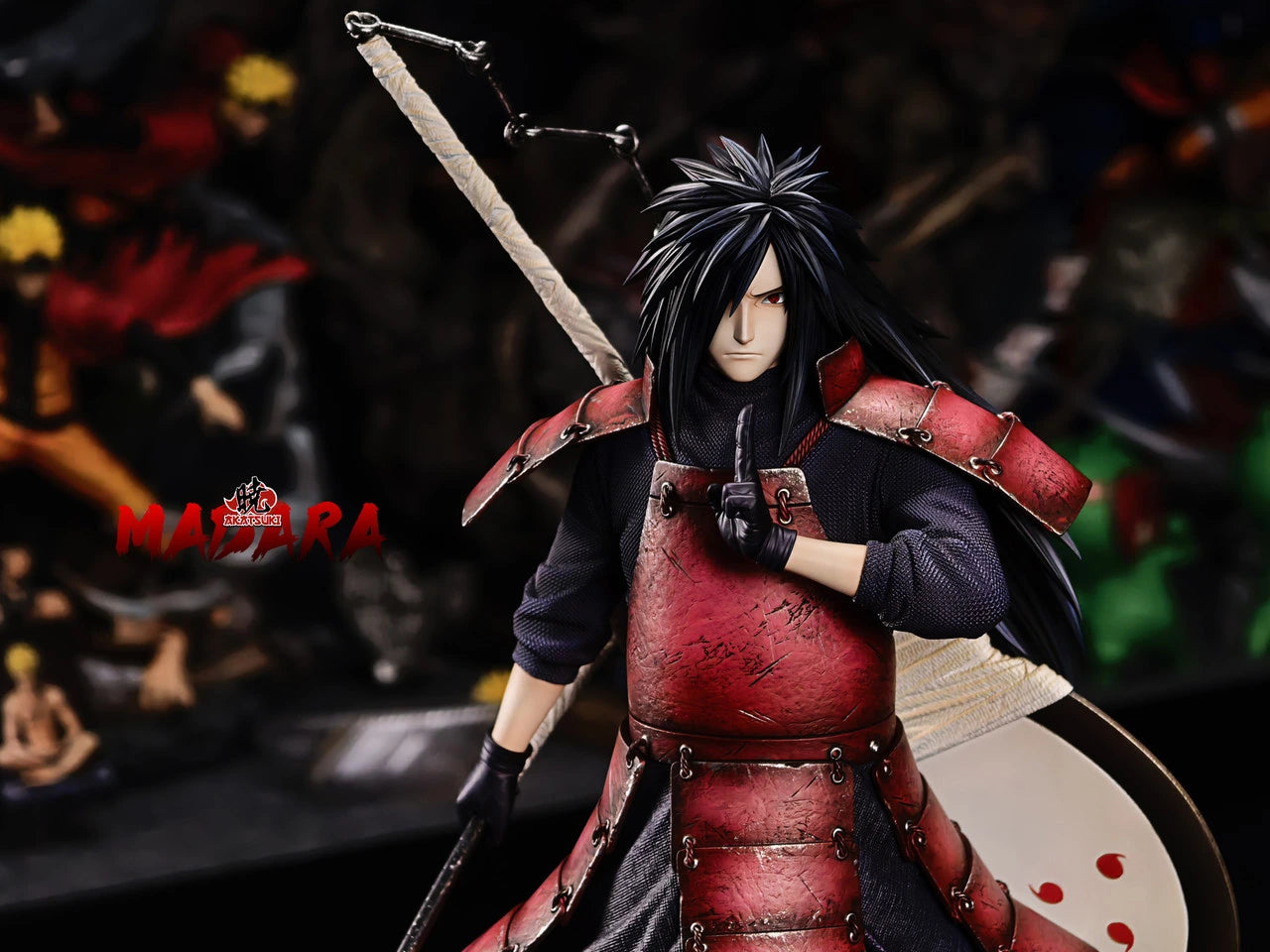 Preventa Resina Hashirama Senju & Madara Uchiha Figura Naruto Akatsuki Estudio