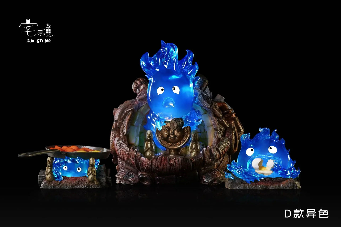 Preventa Resina Calcifer Figura El Increíble castillo vagabundo ZJB Estudio