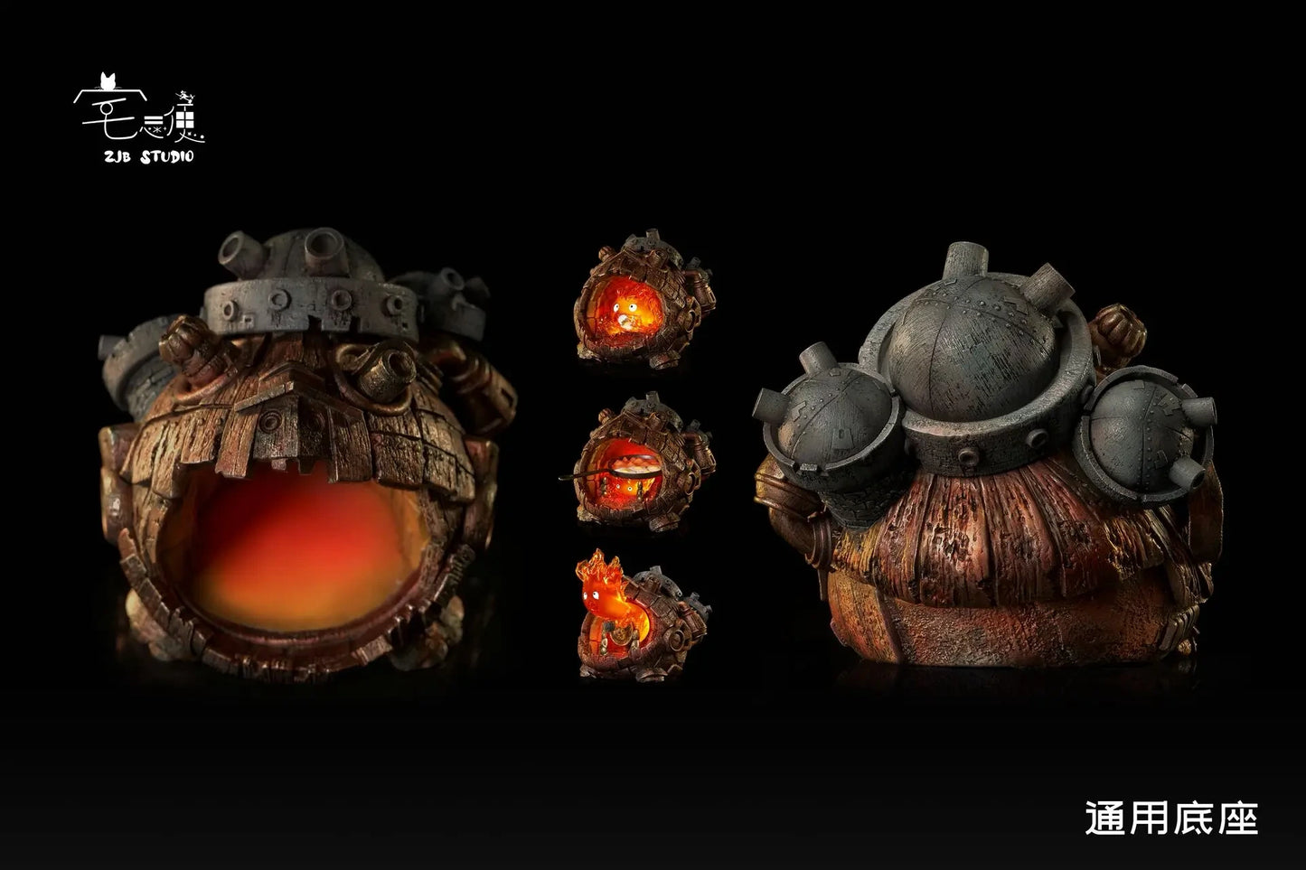 Preventa Resina Calcifer Figura El Increíble castillo vagabundo ZJB Estudio