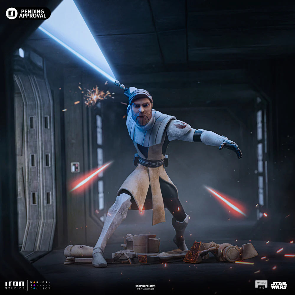 Preventa Resina Obi-Wan Kenobi Figura Star Wars: La guerra de los clones Iron (Licencia) Estudio