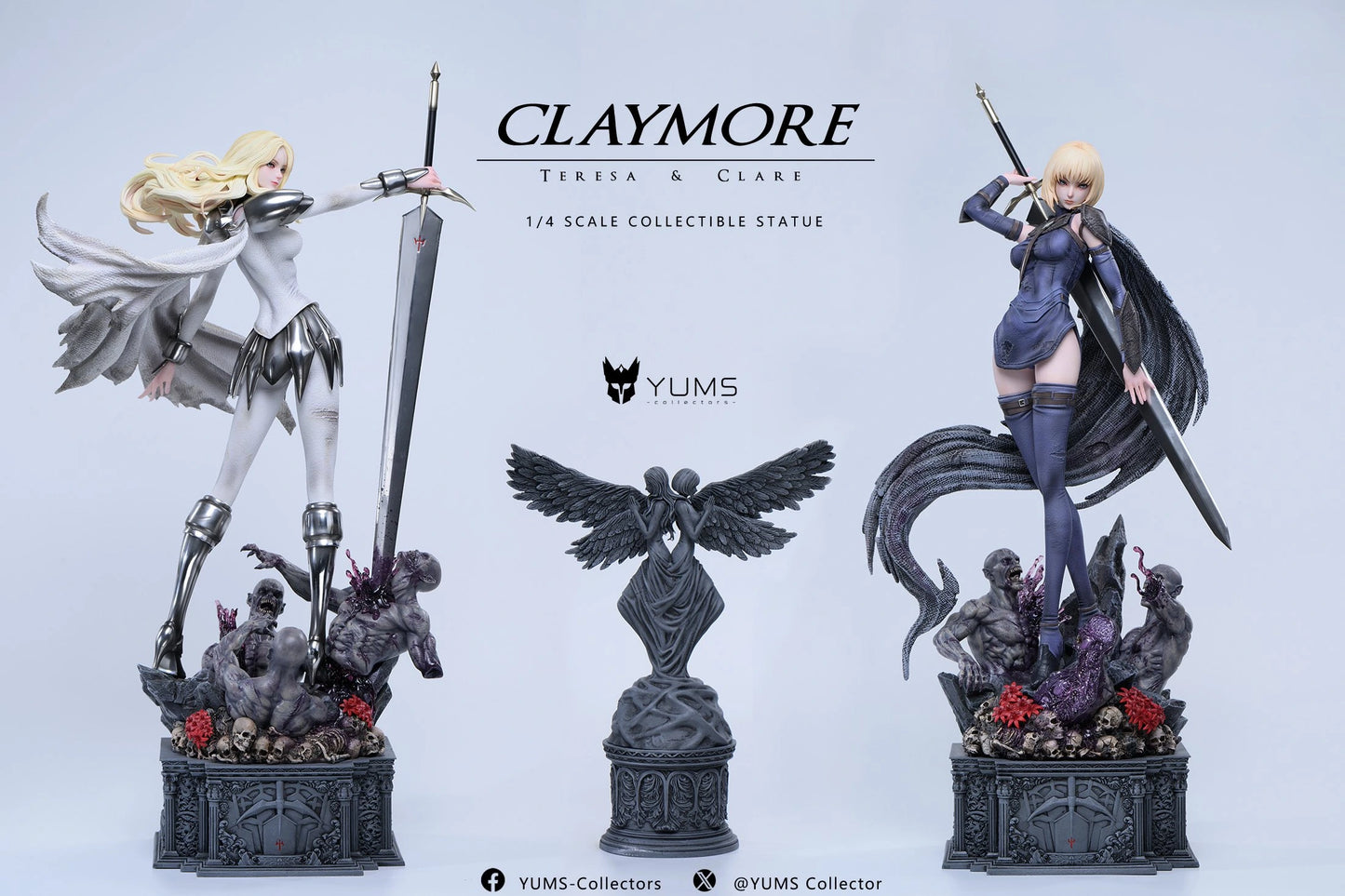 Preventa Resina Teresa & Clare Figura Claymore YUMS Collectors Estudio