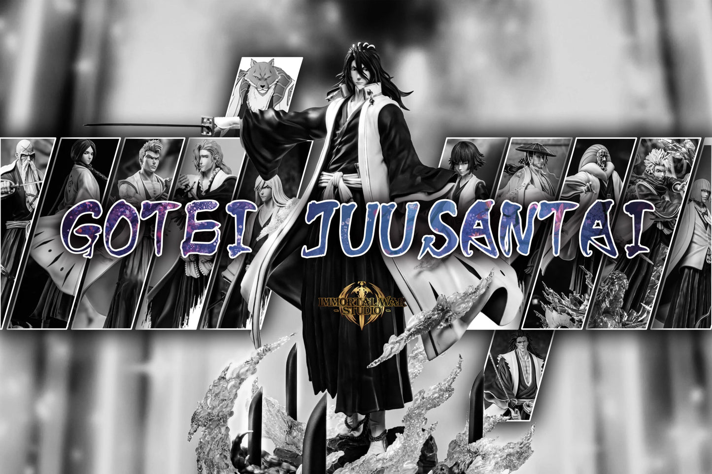 Preventa Resina Byakuya Kuchiki Figura Bleach I.W Estudio