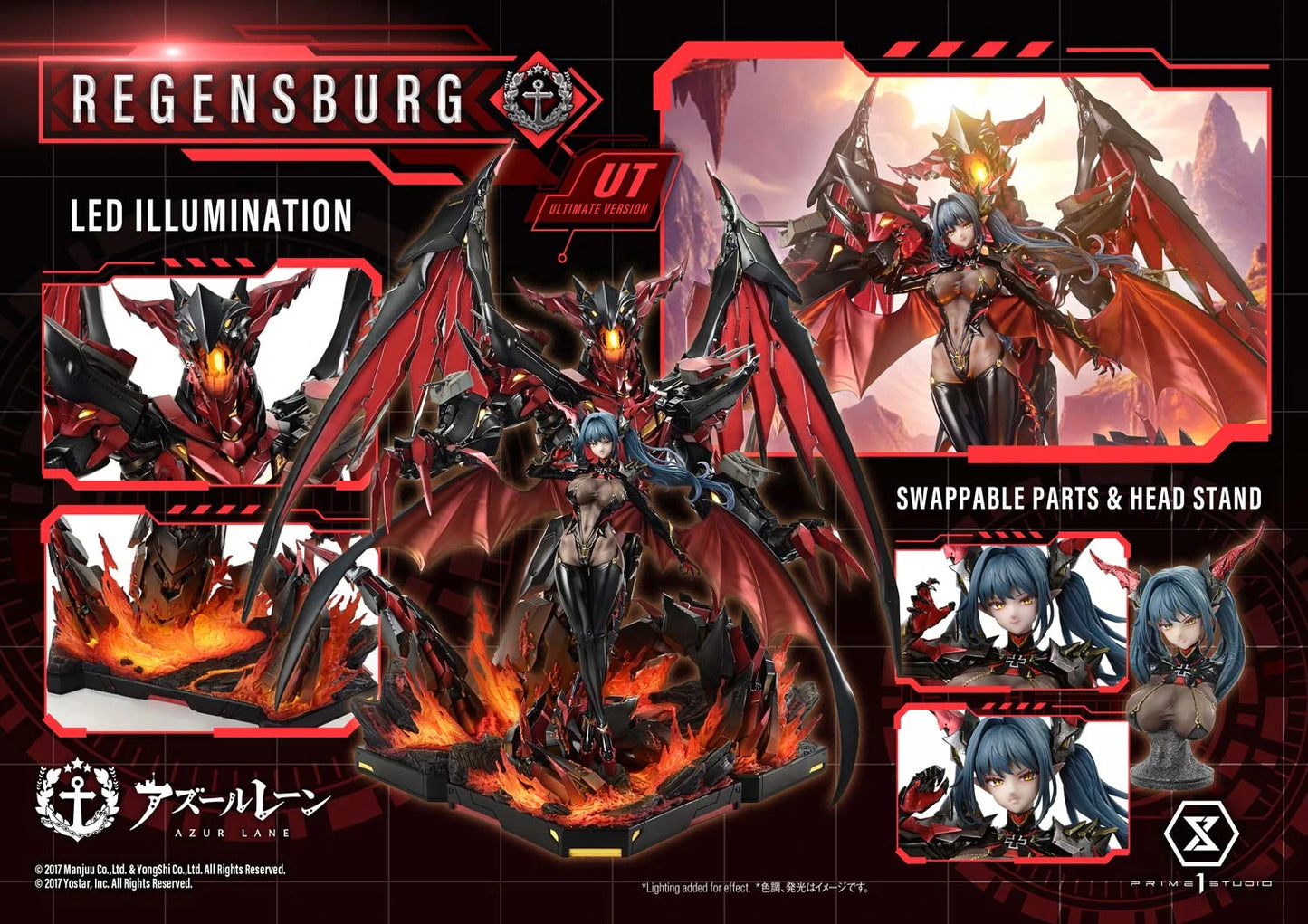 Preventa Resina Regensburg Figura Azur Lane Prime 1 (Licencia) Estudio