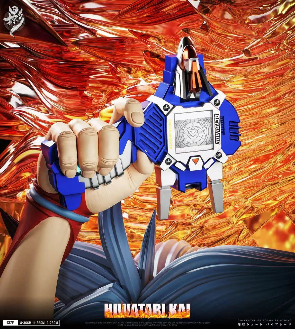Preventa Resina Hiwatari Kai Figura Beyblade LueYing Estudio