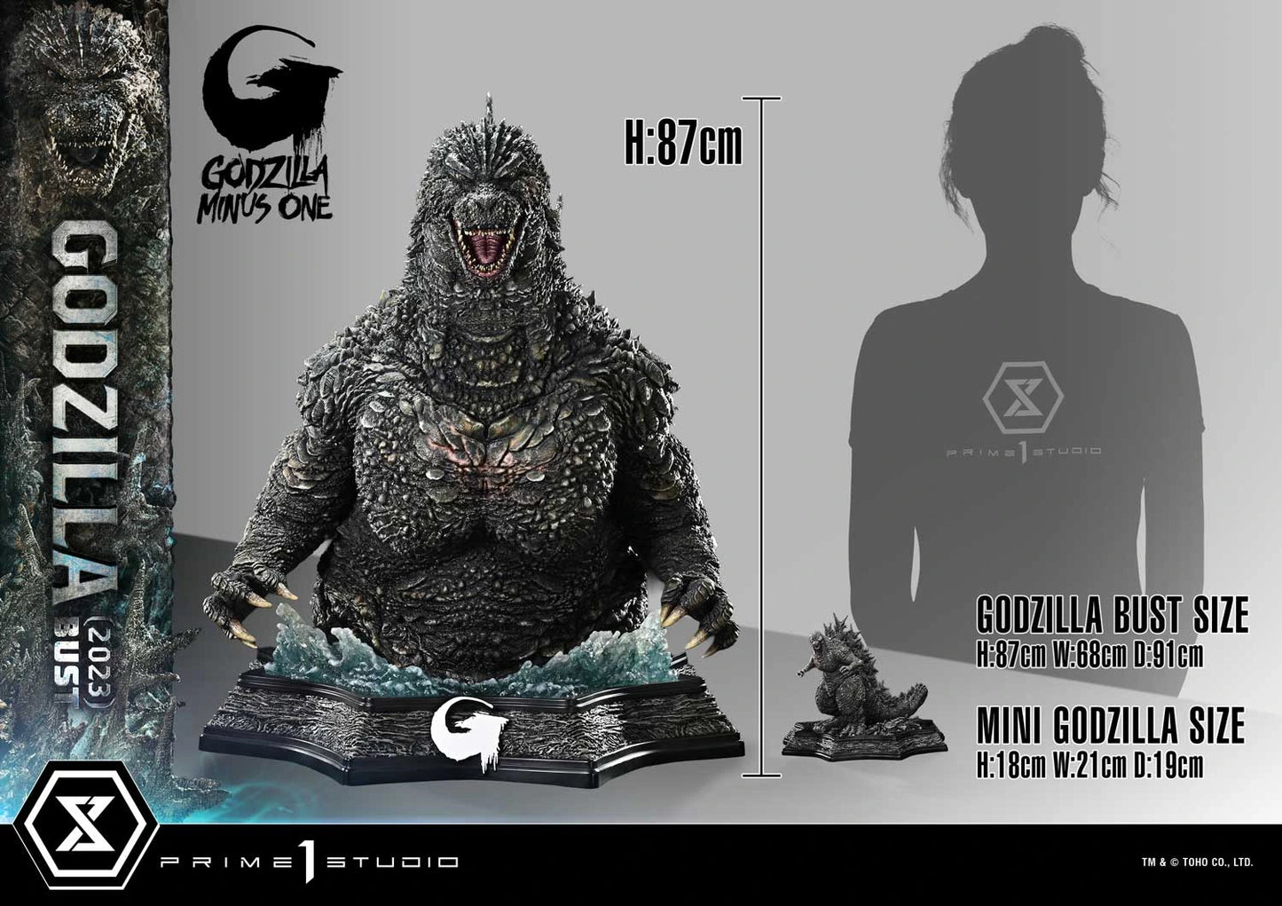 Preventa Resina Godzilla Figura Godzilla Minus One Prime 1 (Licencia) Estudio