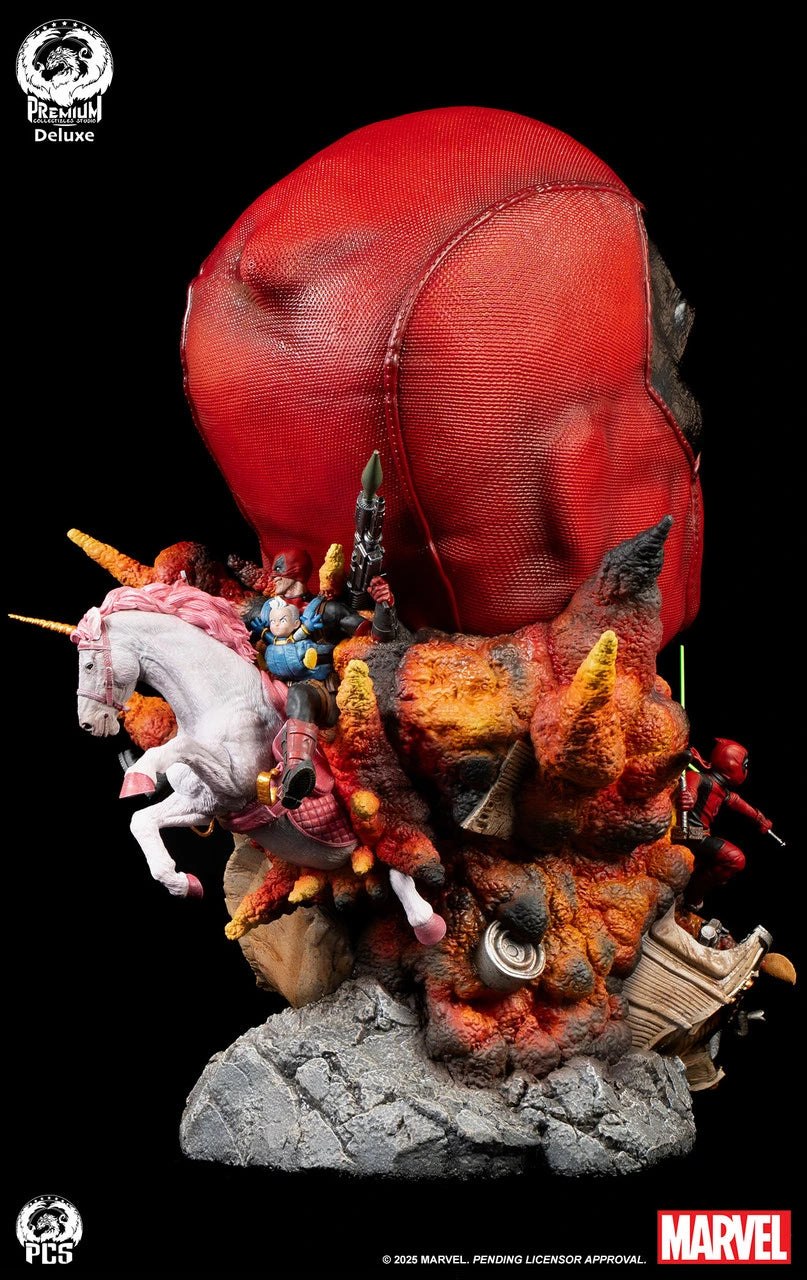 Preventa Resina Deadpool Figura Deadpool Premium Collectibles (Licencia) Estudio