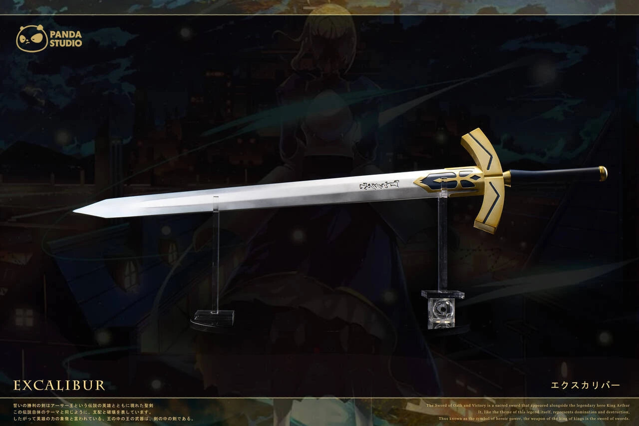 Preventa Resina Excalibur & Espada de la Ruptura Figura Fate/Stay Night Panda Estudio