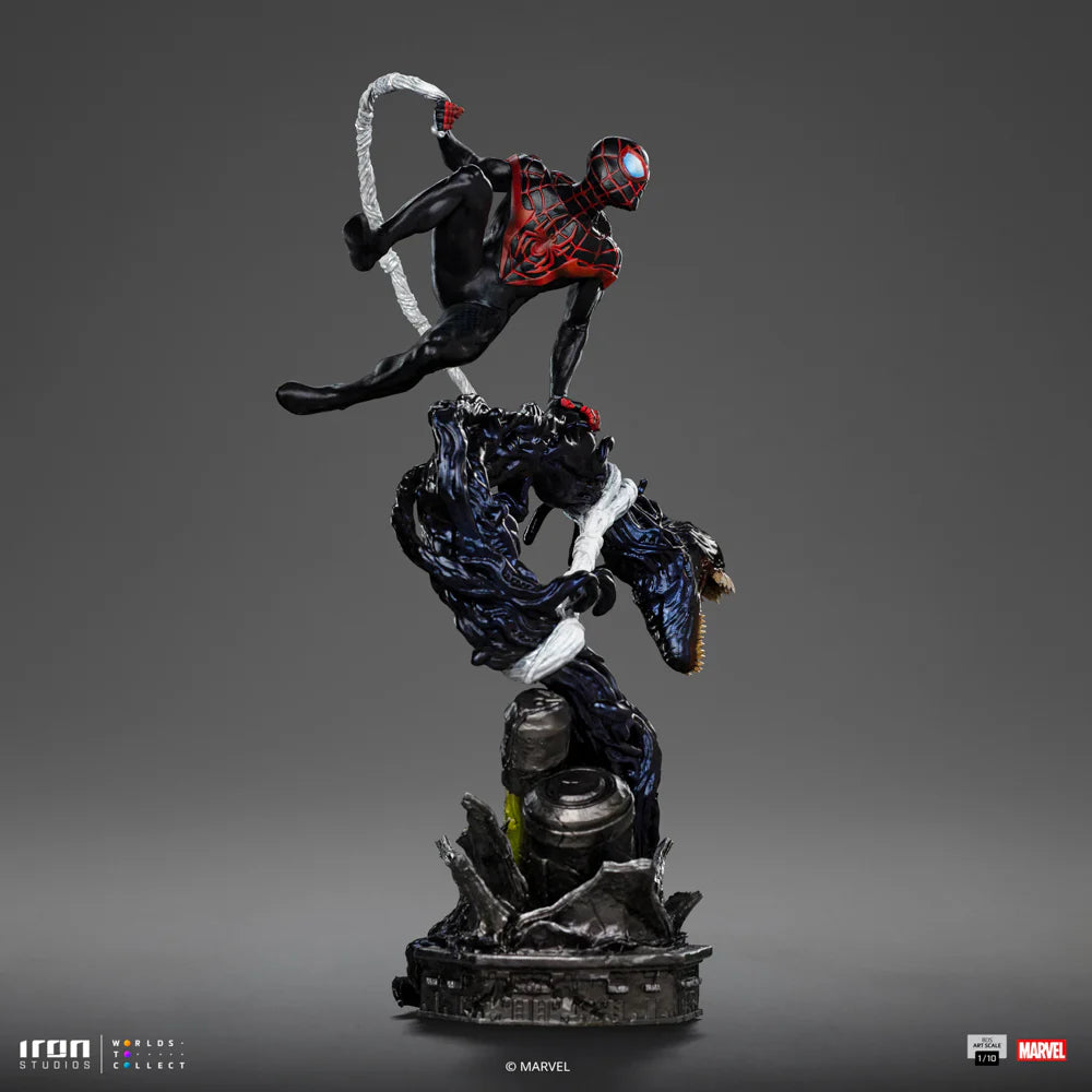Preventa Resina Miles Morales Figura Marvel "Spider-Man" Iron (Licencia) Estudio