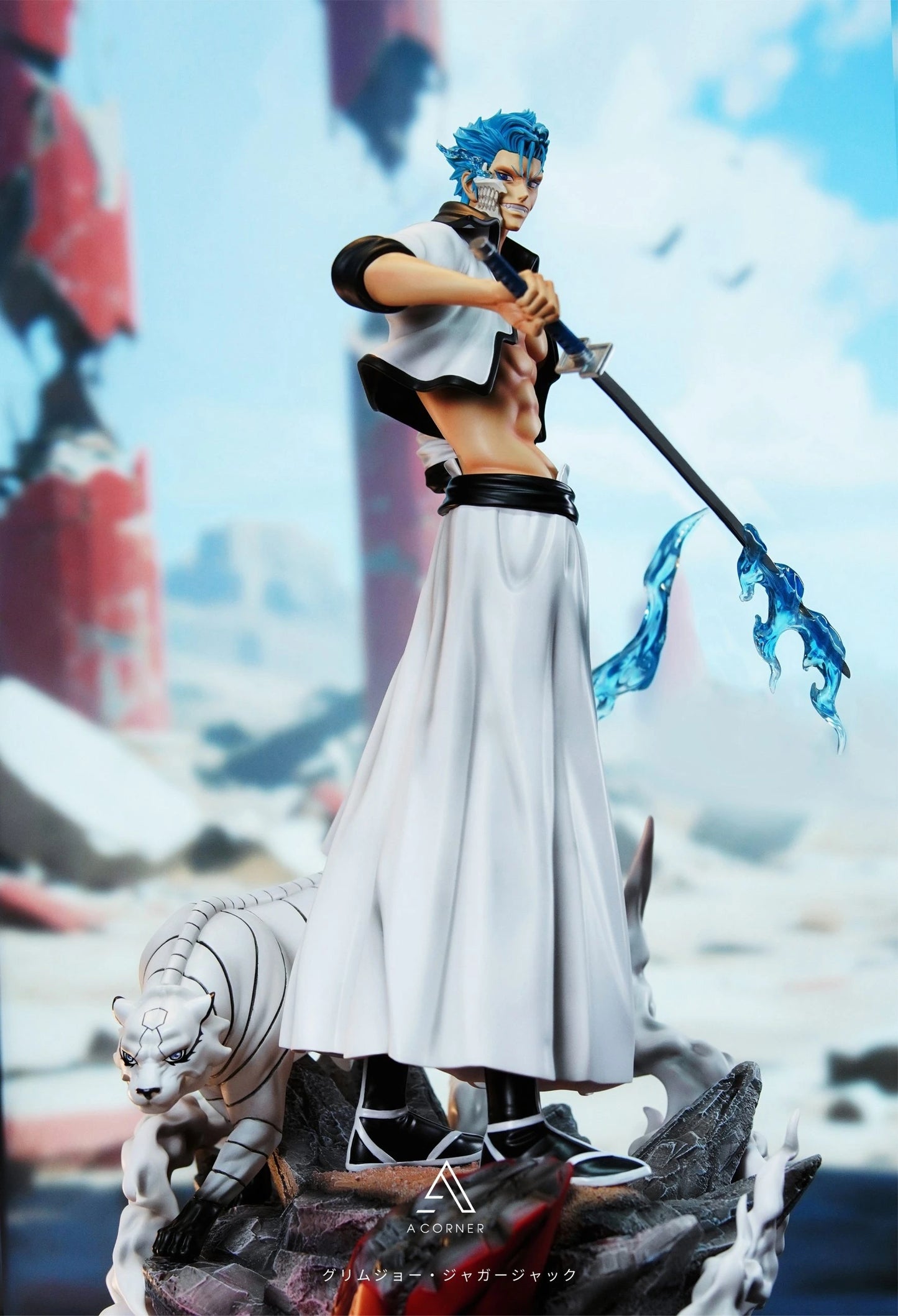 Preventa Resina Grimmjow & Baraggan Figura Bleach AC Estudio