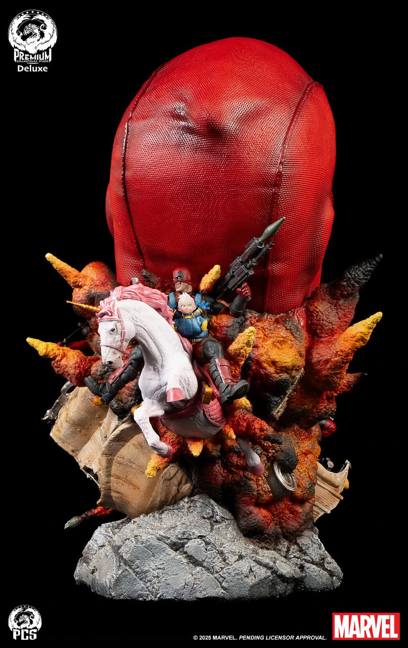 Preventa Resina Deadpool Figura Deadpool Premium Collectibles (Licencia) Estudio