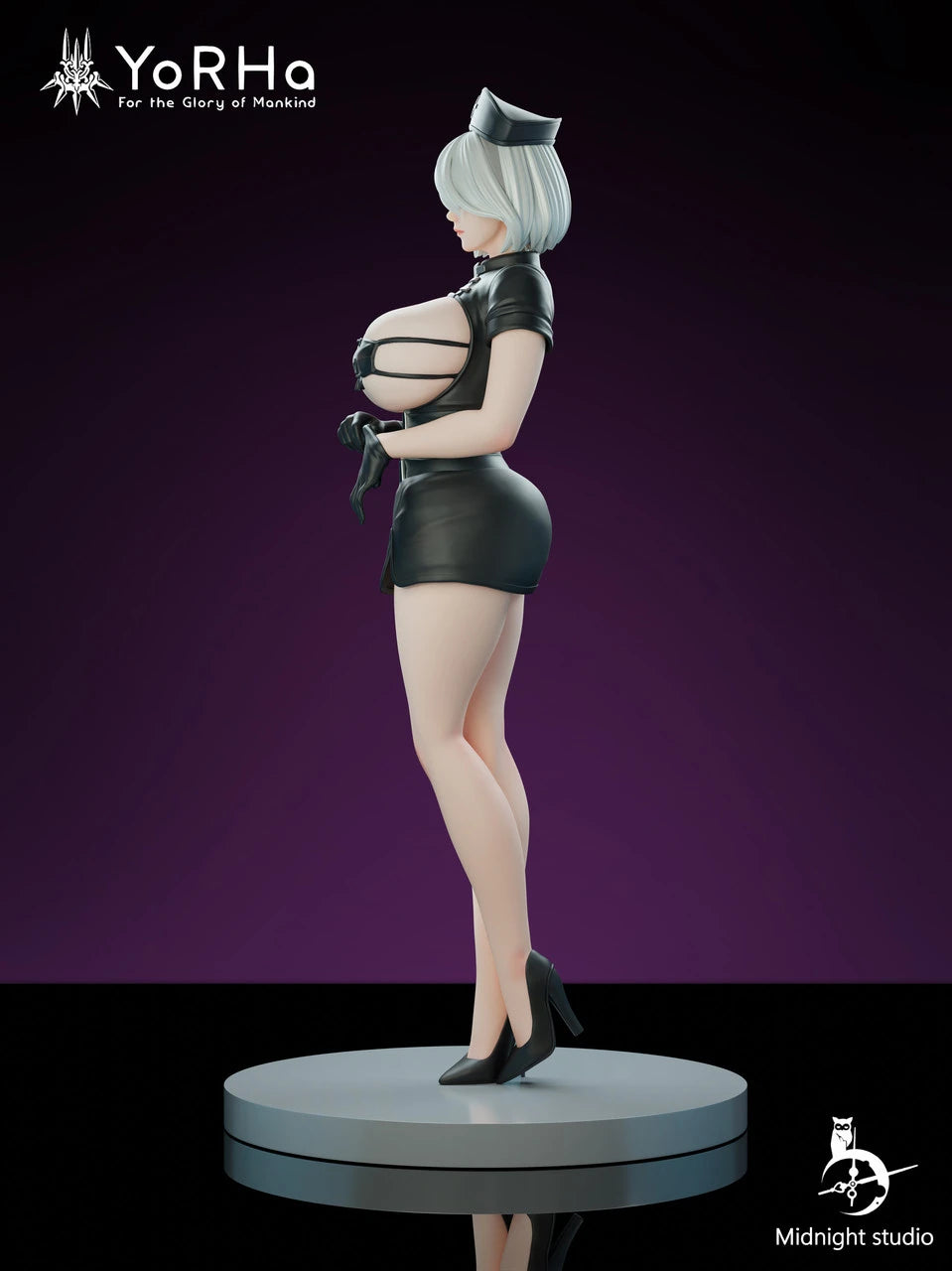 Preventa Resina 2B Enfermera Figura Nier Automata Midnight Estudio