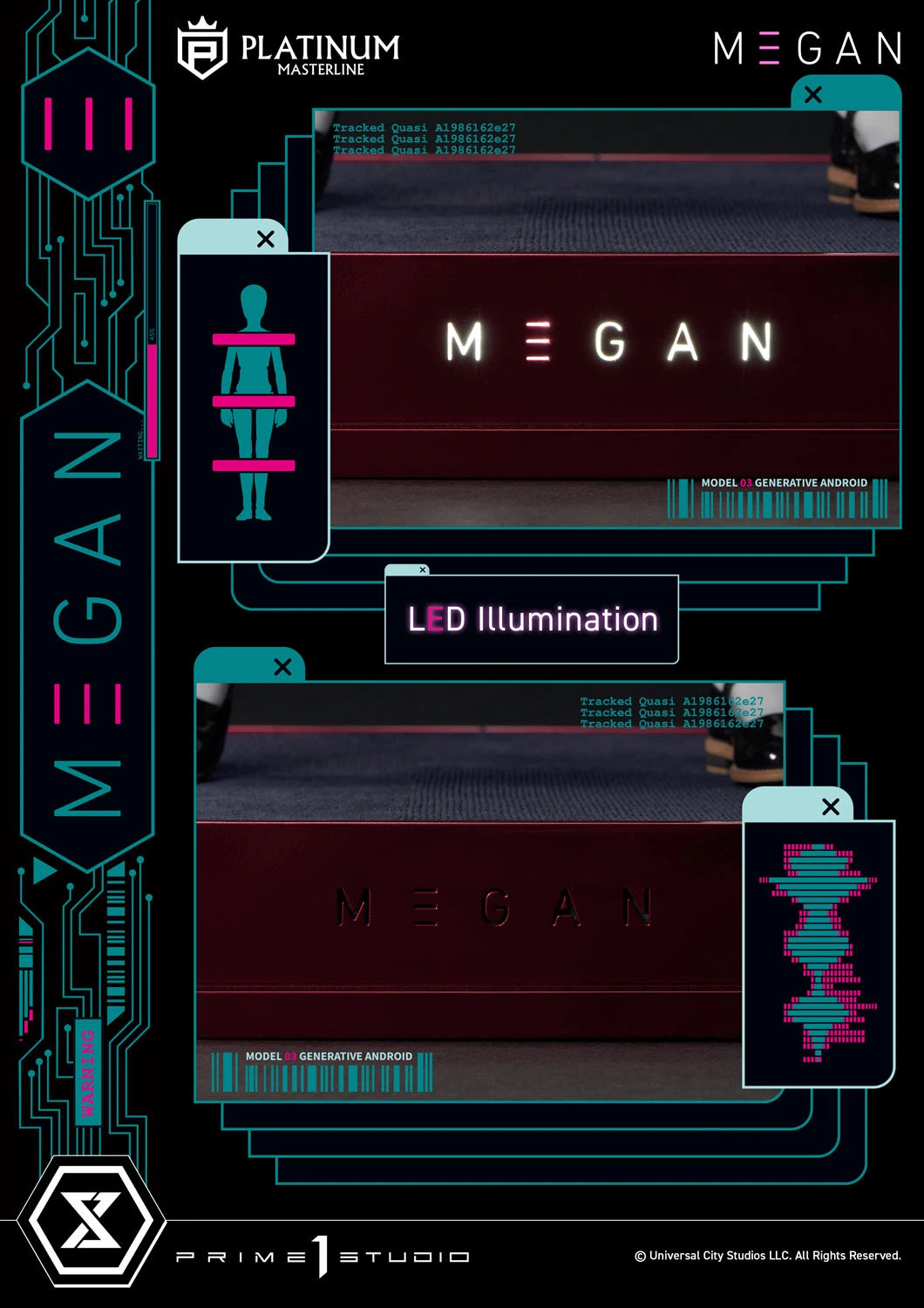 Preventa Resina M3GAN Figura Megan Prime 1 (Licencia) Estudio