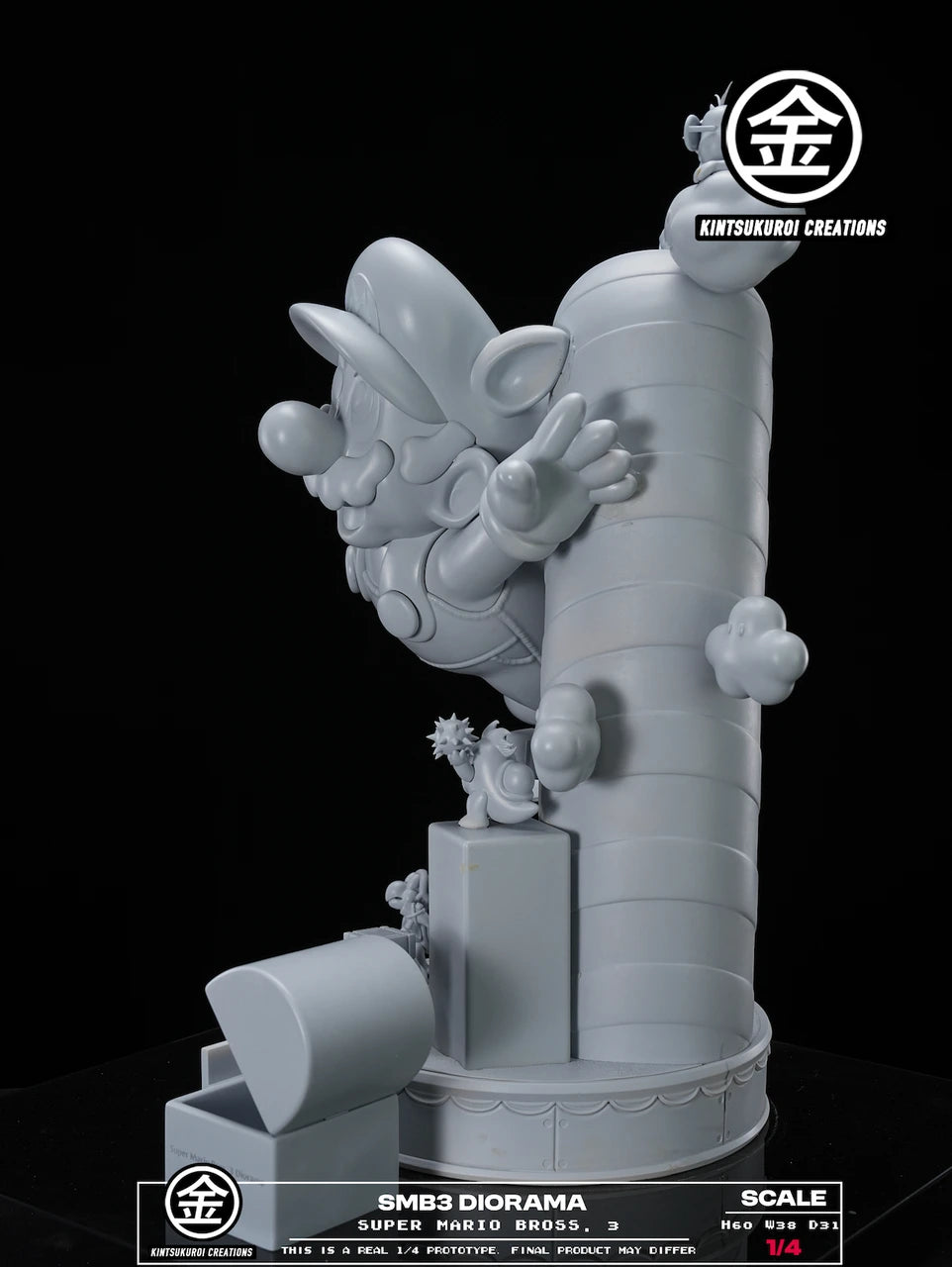 Preventa Resina Mario Figura Super Mario Bros 3 Kintsukuroi Estudio